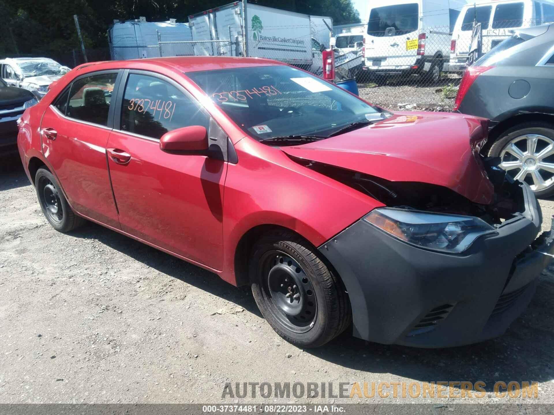 2T1BURHEXFC249759 TOYOTA COROLLA 2015