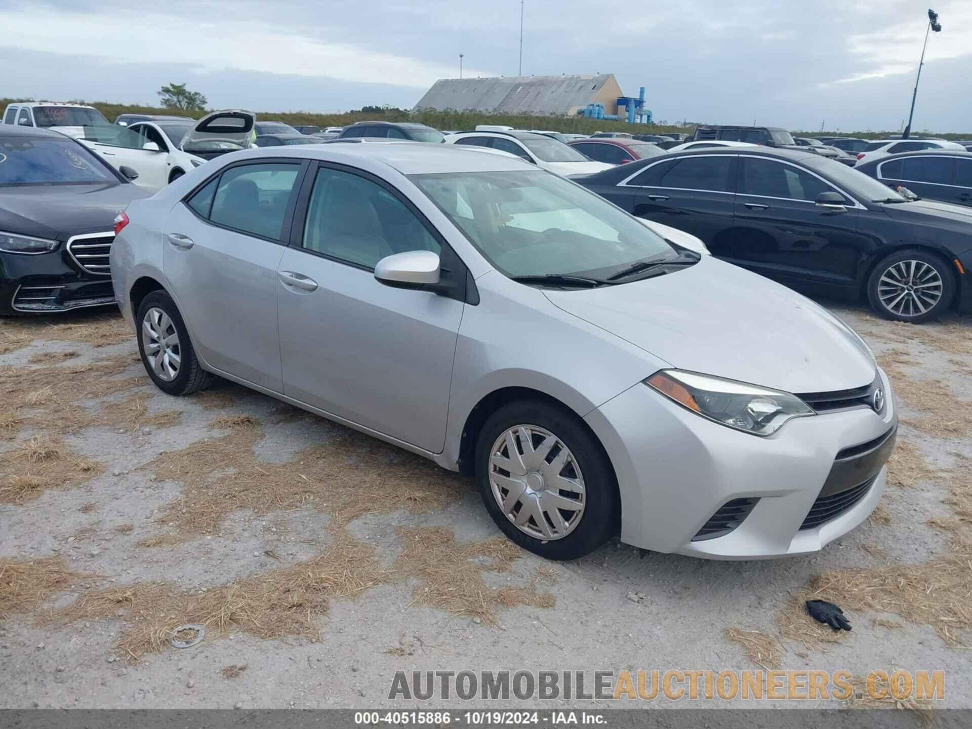 2T1BURHEXFC253164 TOYOTA COROLLA 2015