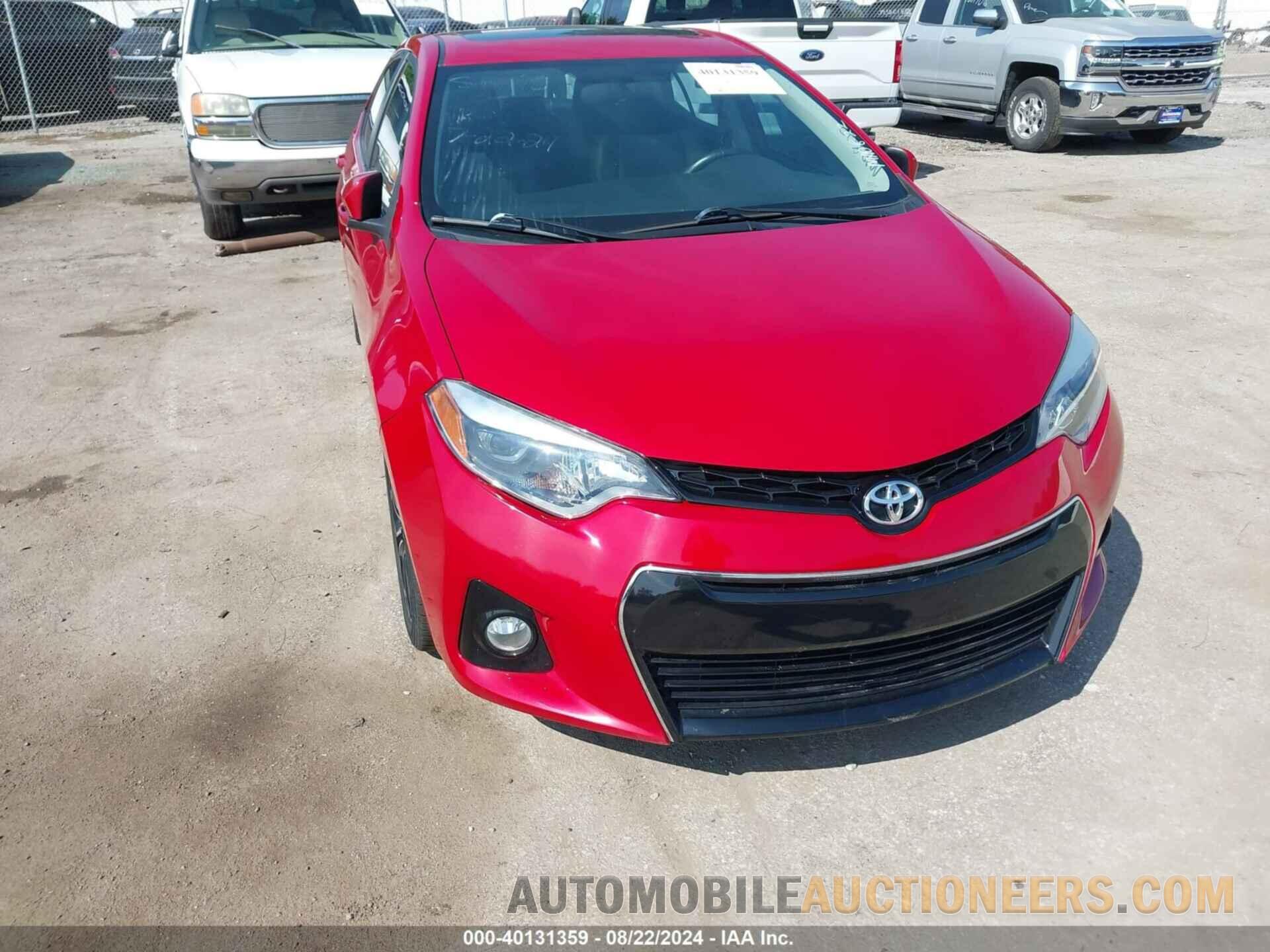 2T1BURHEXFC264388 TOYOTA COROLLA 2015