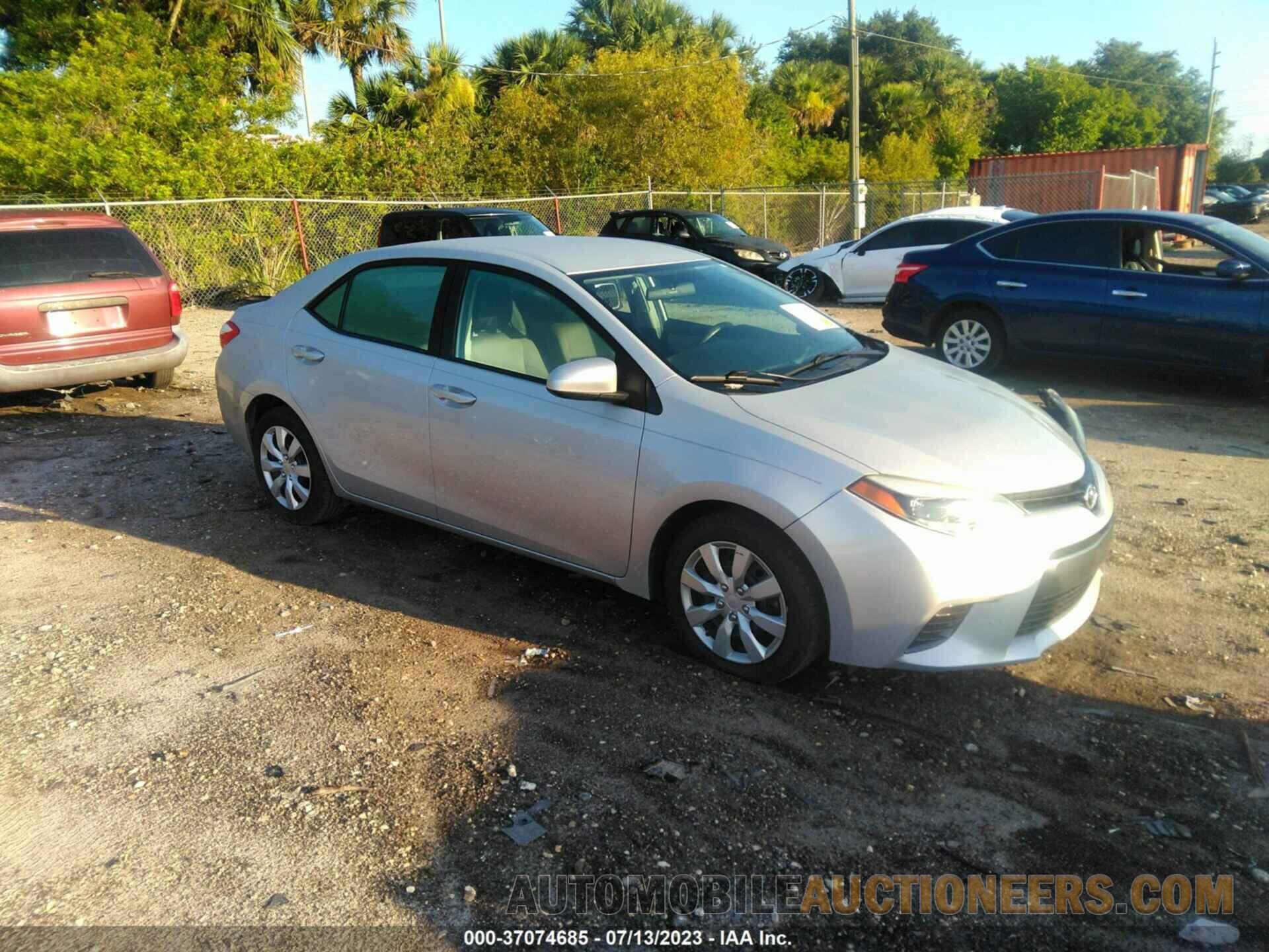 2T1BURHEXFC267730 TOYOTA COROLLA 2015