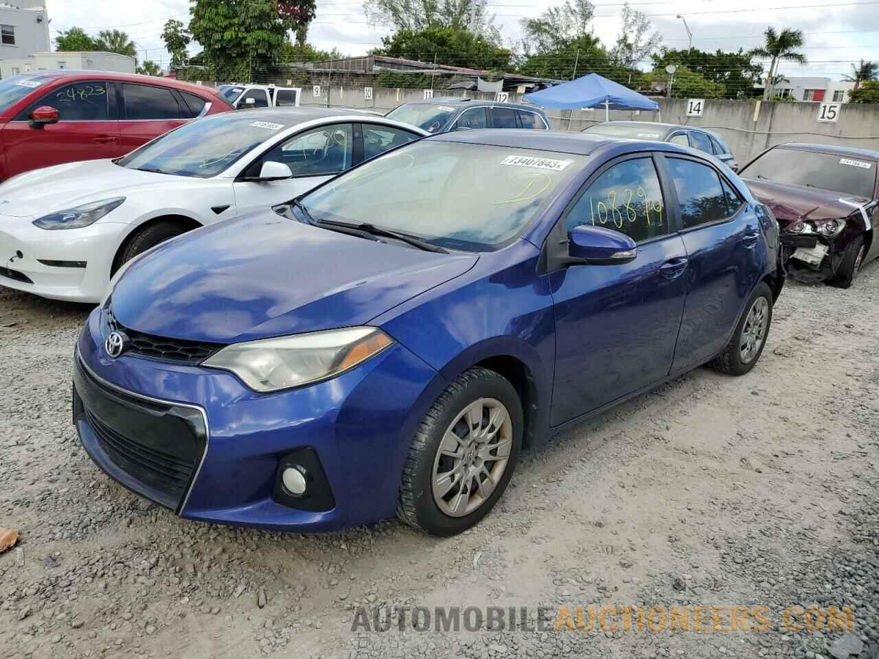 2T1BURHEXFC315825 TOYOTA COROLLA 2015