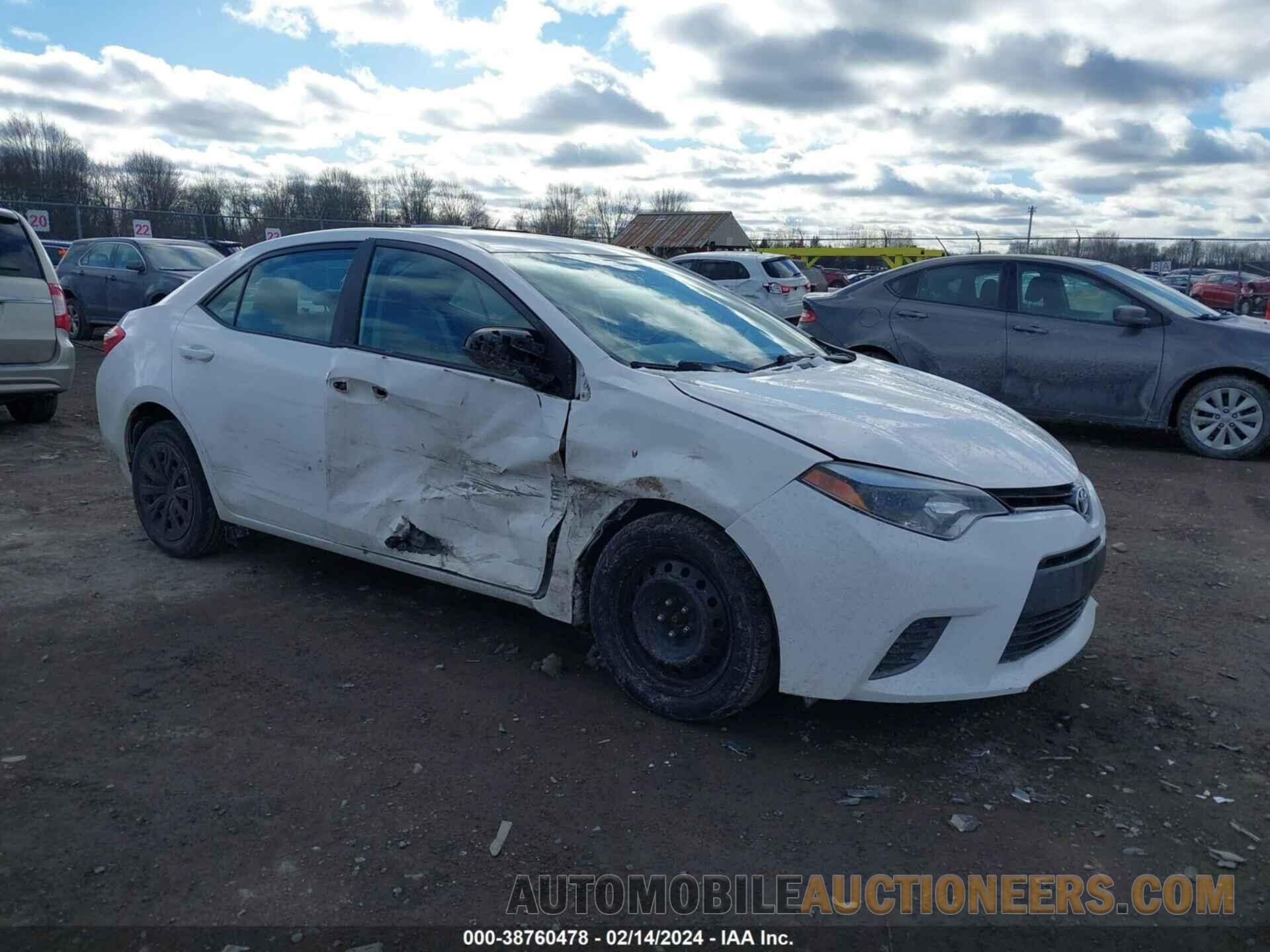 2T1BURHEXFC316490 TOYOTA COROLLA 2015