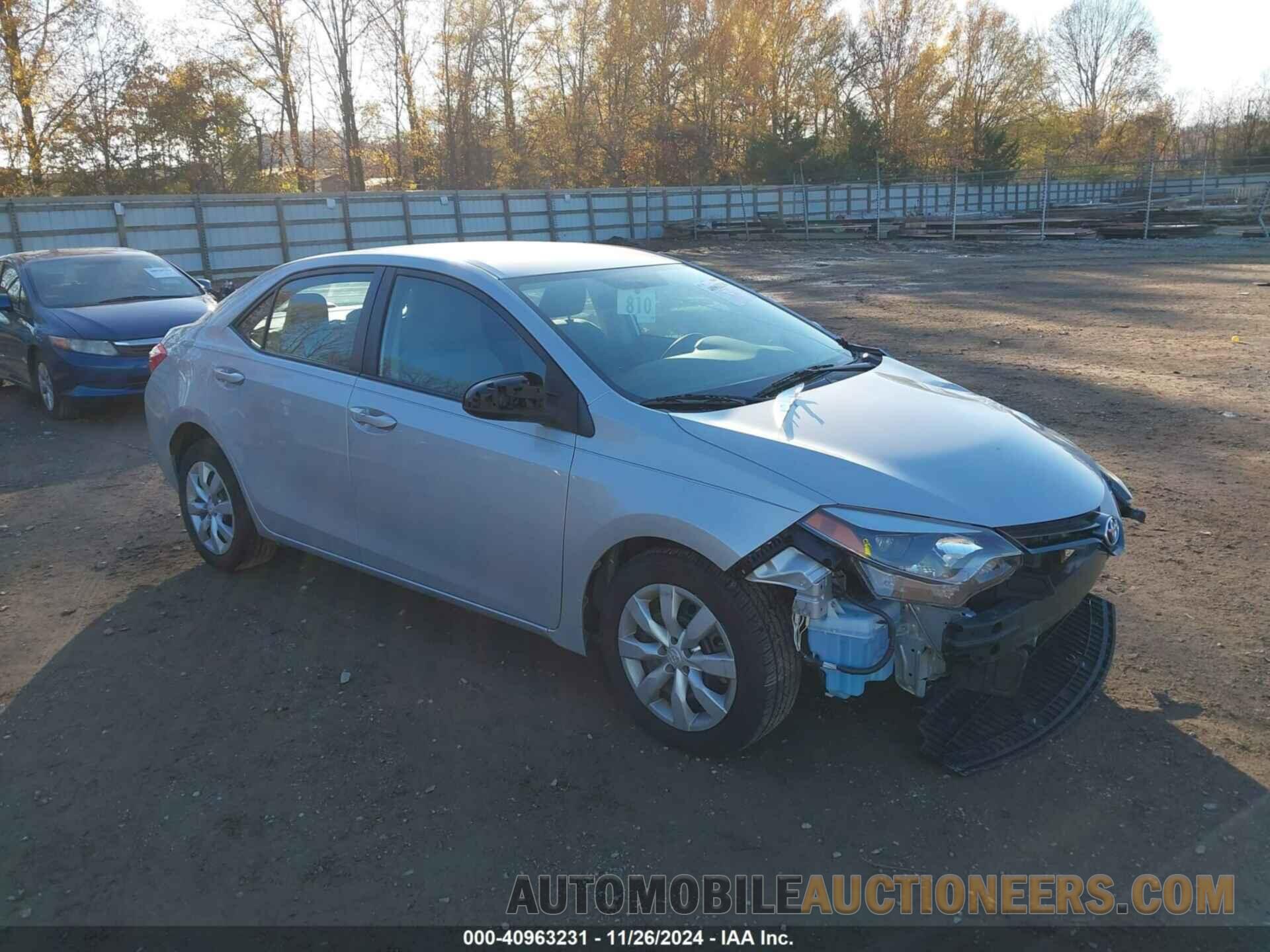 2T1BURHEXFC345942 TOYOTA COROLLA 2015