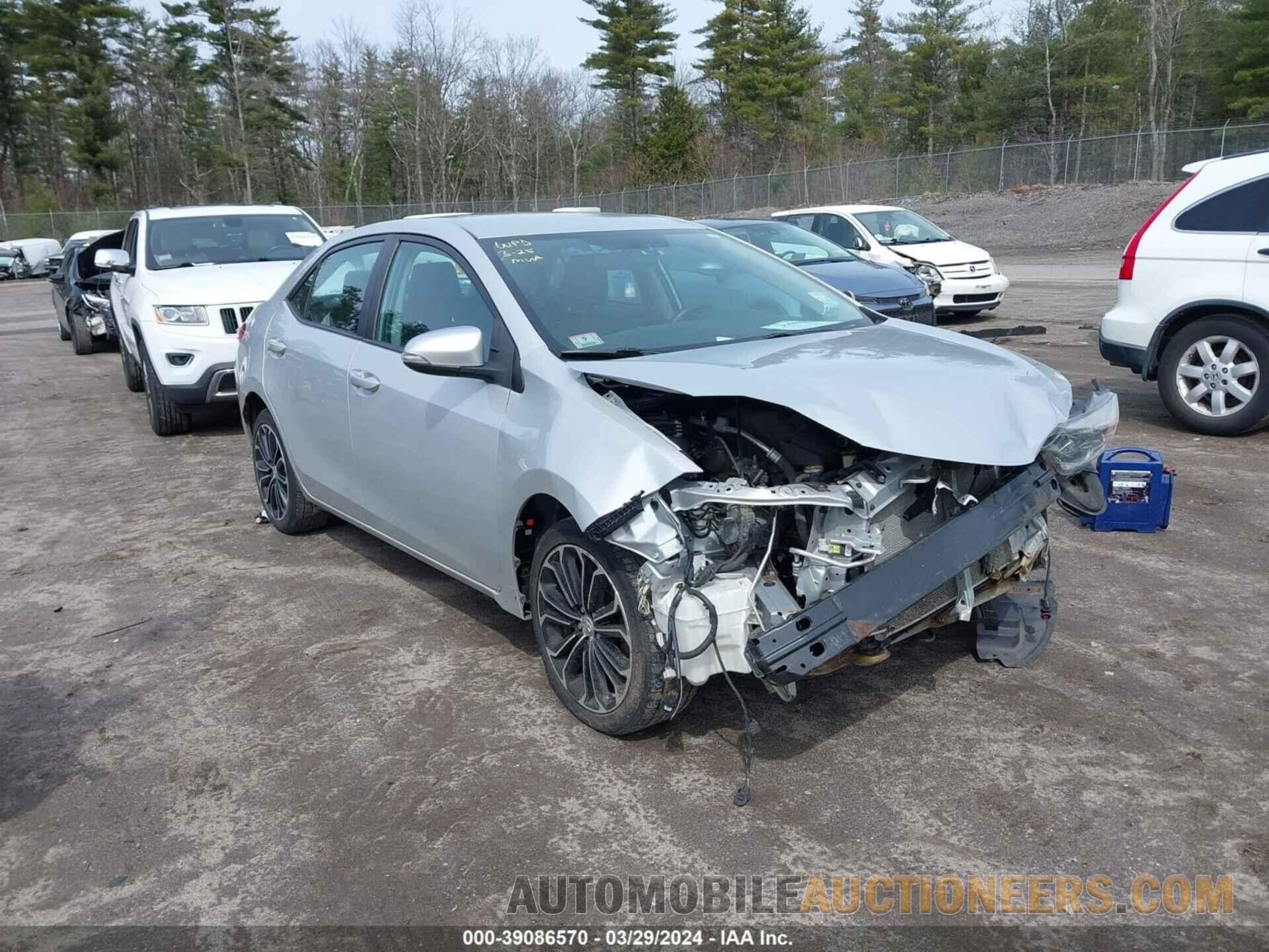 2T1BURHEXFC367844 TOYOTA COROLLA 2015