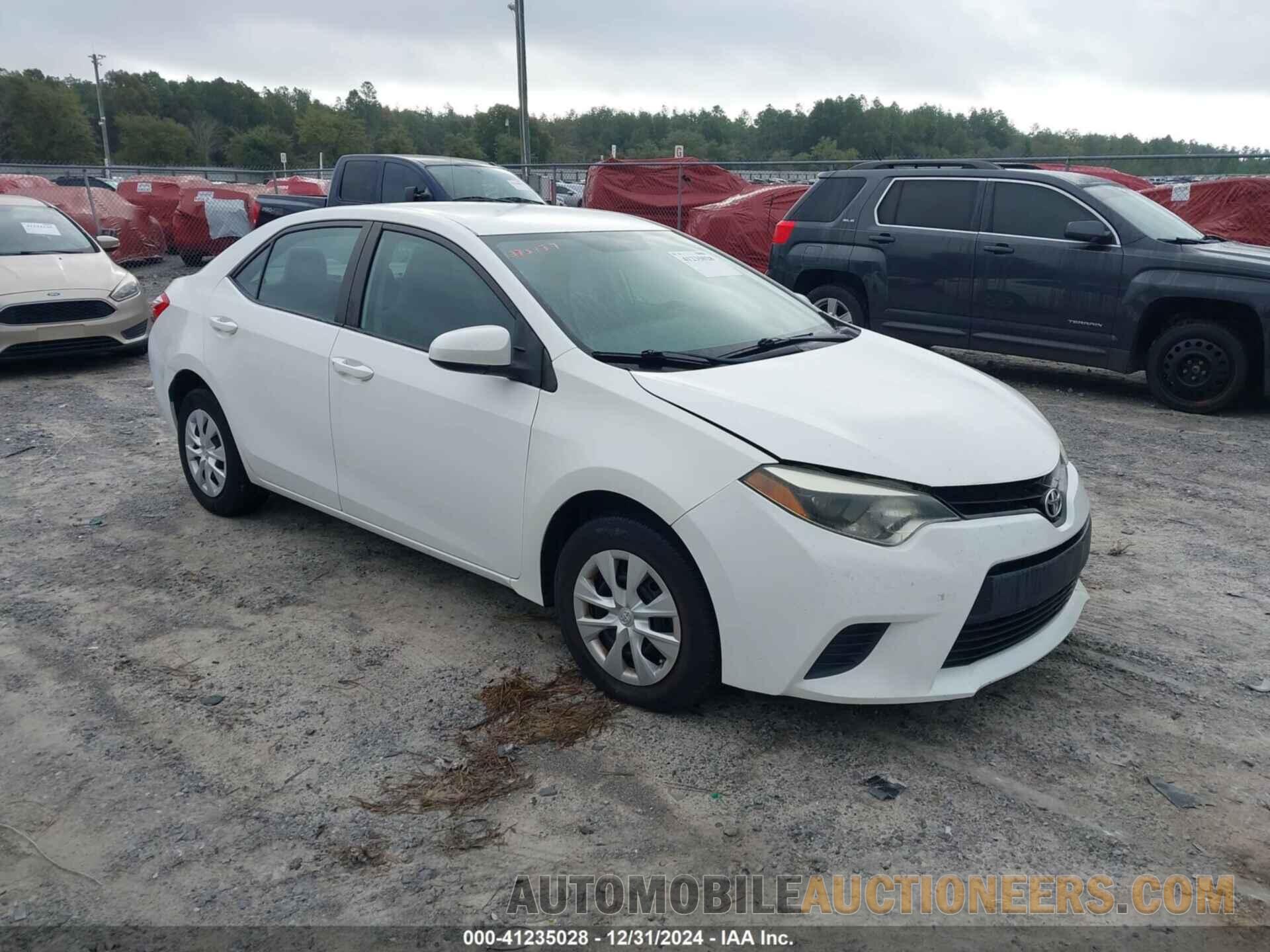 2T1BURHEXFC373837 TOYOTA COROLLA 2015