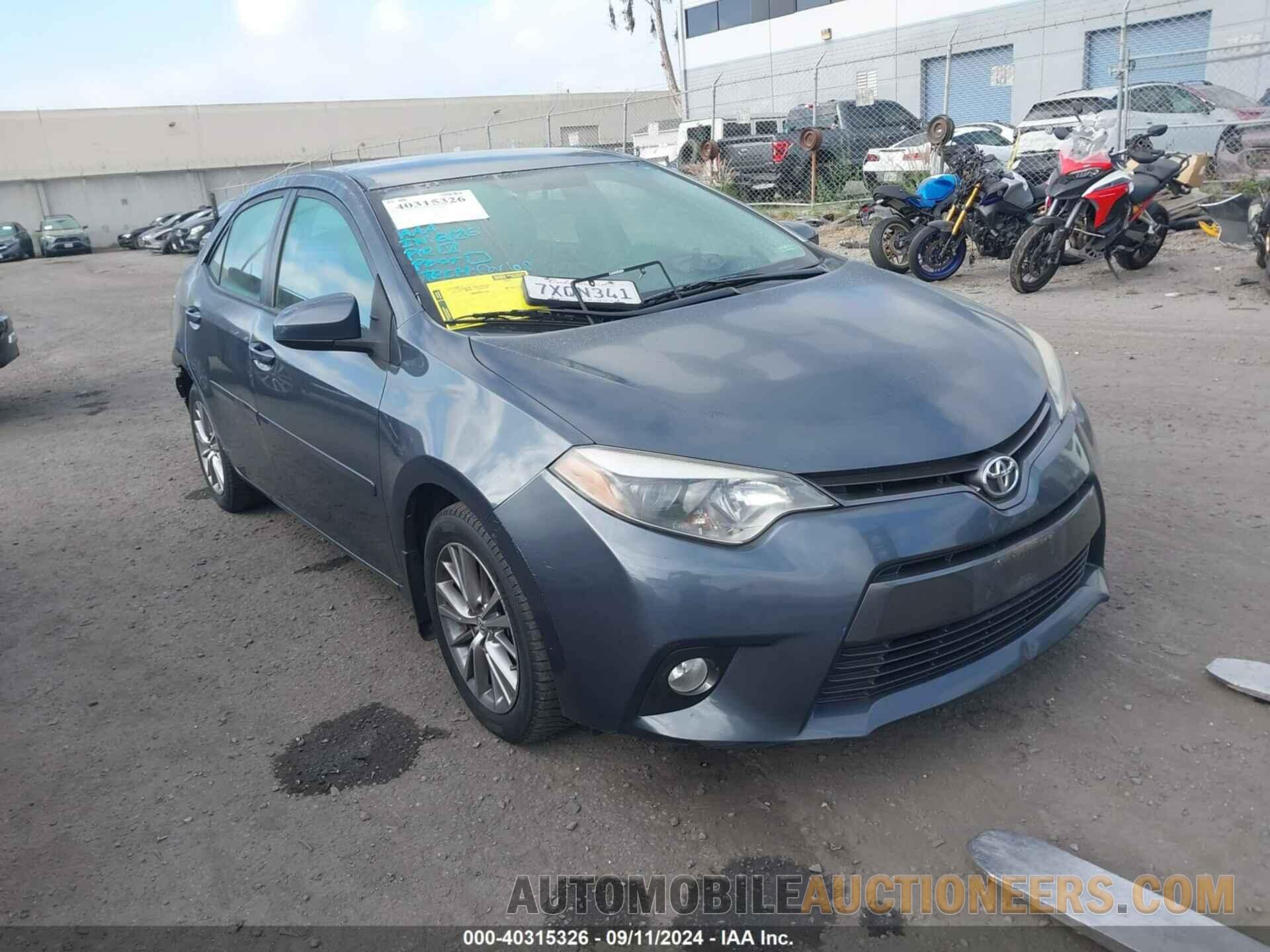 2T1BURHEXFC380710 TOYOTA COROLLA 2015