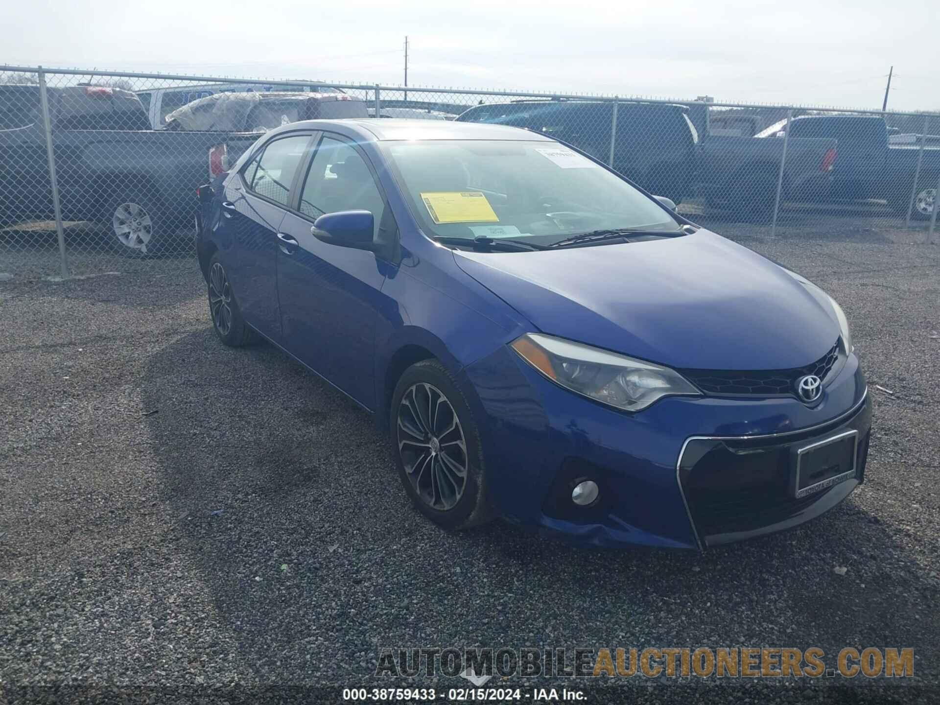 2T1BURHEXFC423510 TOYOTA COROLLA 2015