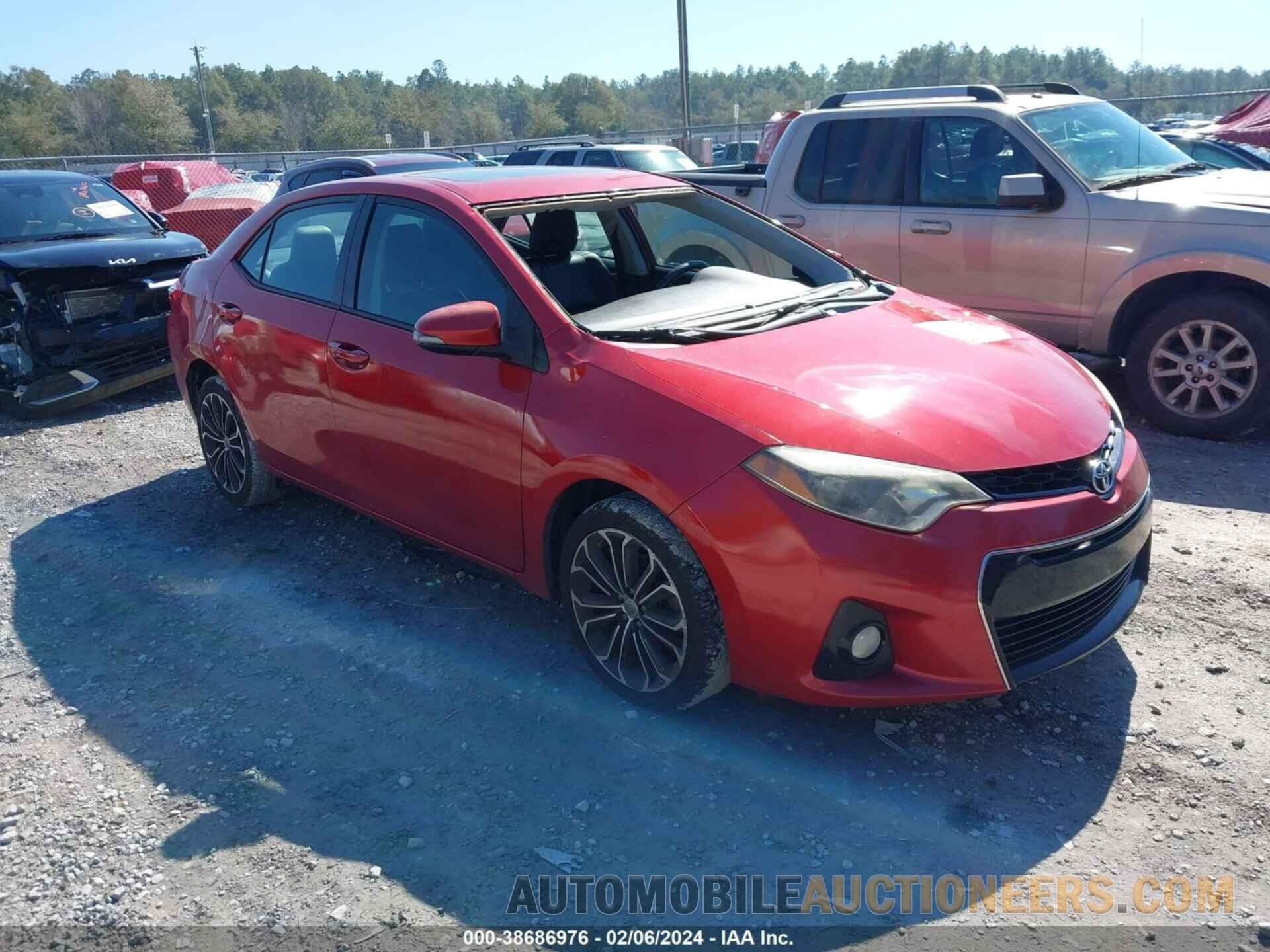 2T1BURHEXFC461416 TOYOTA COROLLA 2015