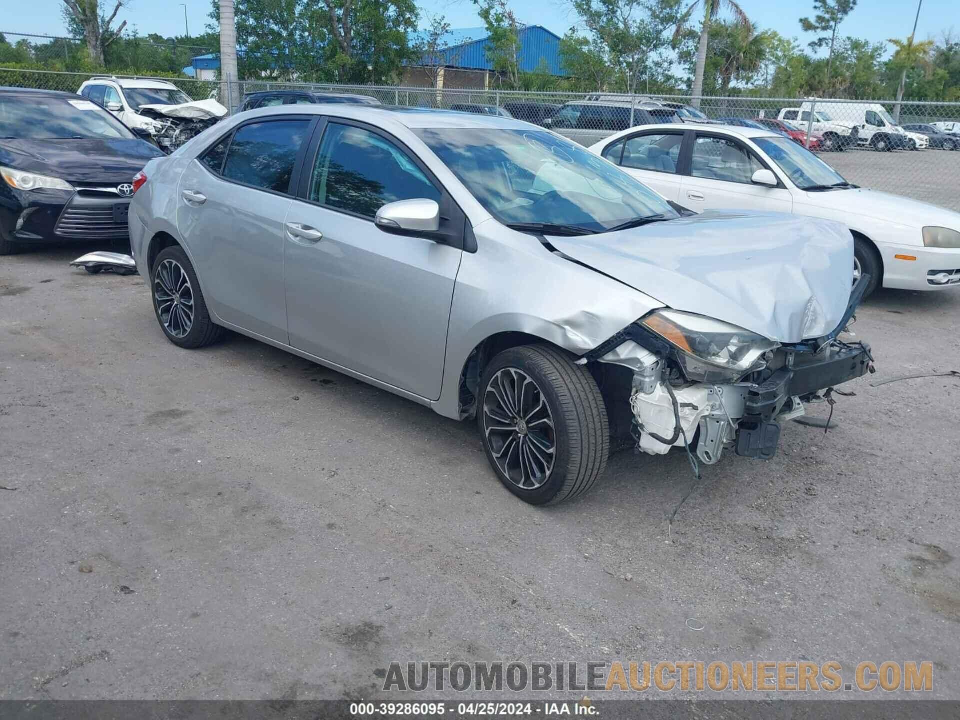 2T1BURHEXFC480838 TOYOTA COROLLA 2015