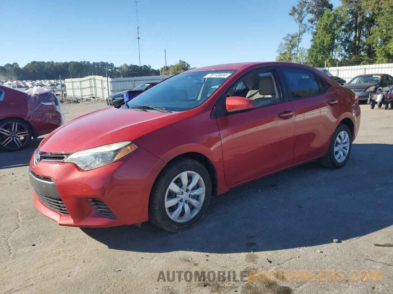 2T1BURHEXGC683892 TOYOTA COROLLA 2016