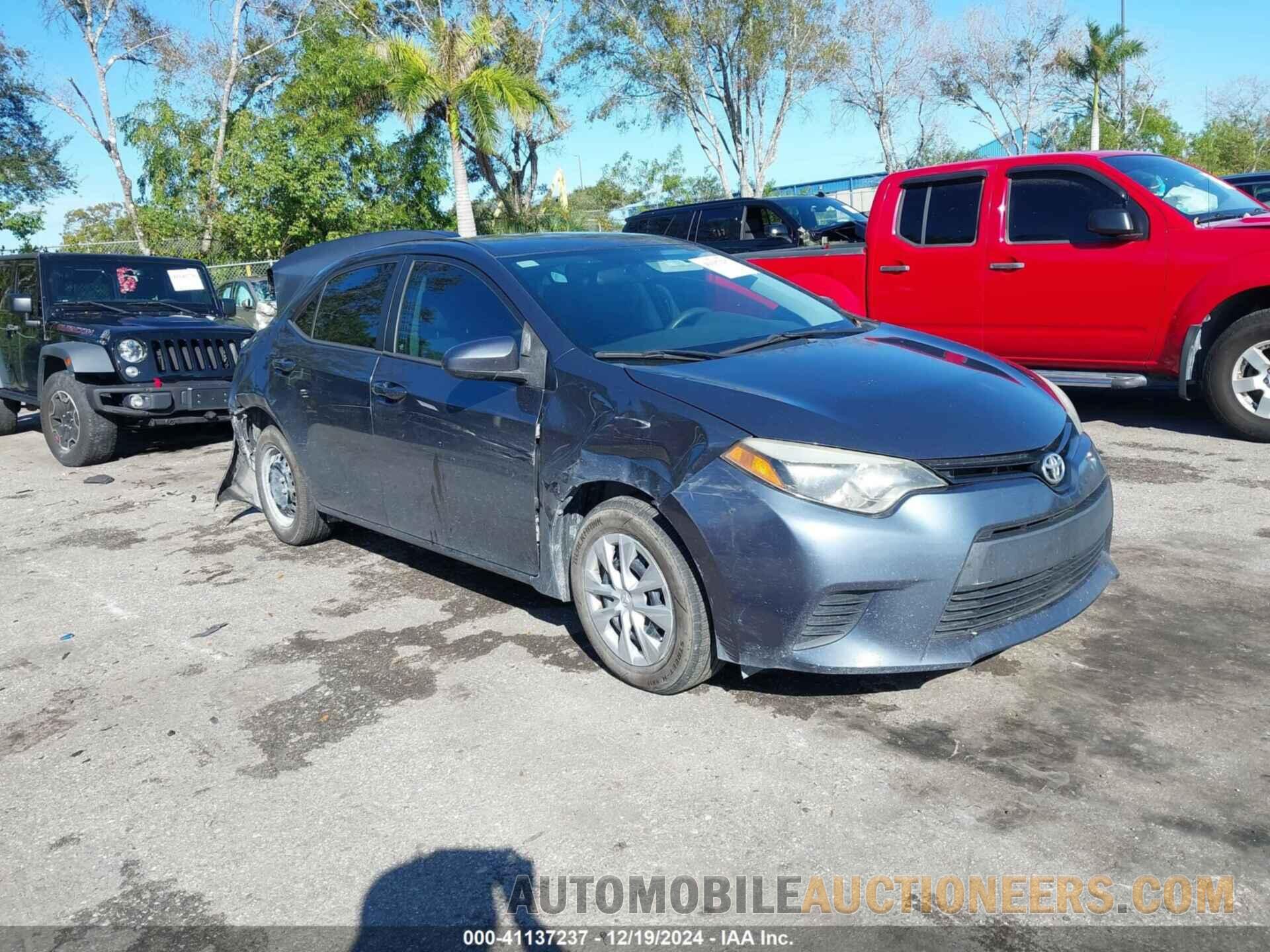 2T1BURHEXGC695833 TOYOTA COROLLA 2016