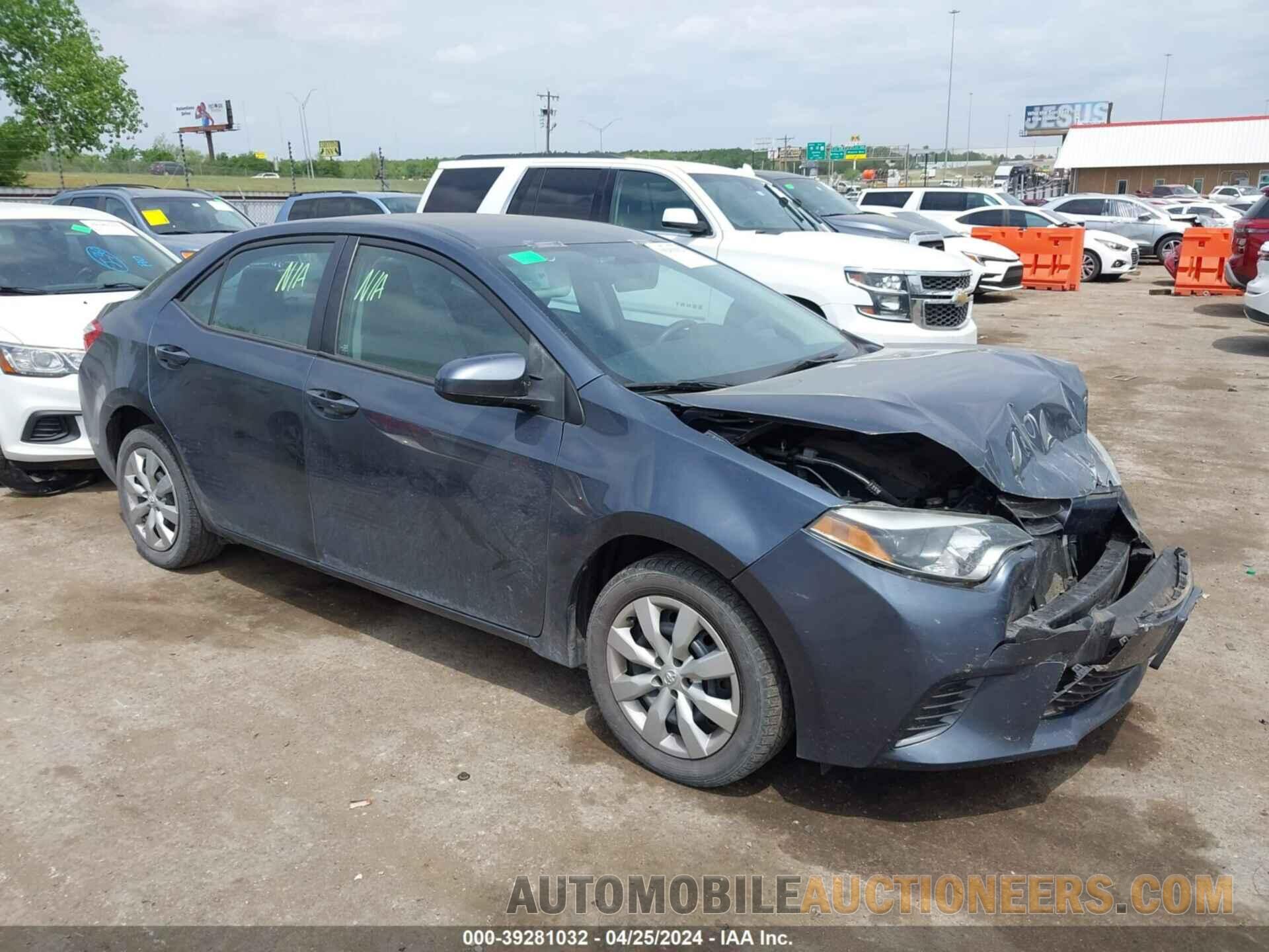 2T1BURHEXGC697016 TOYOTA COROLLA 2016