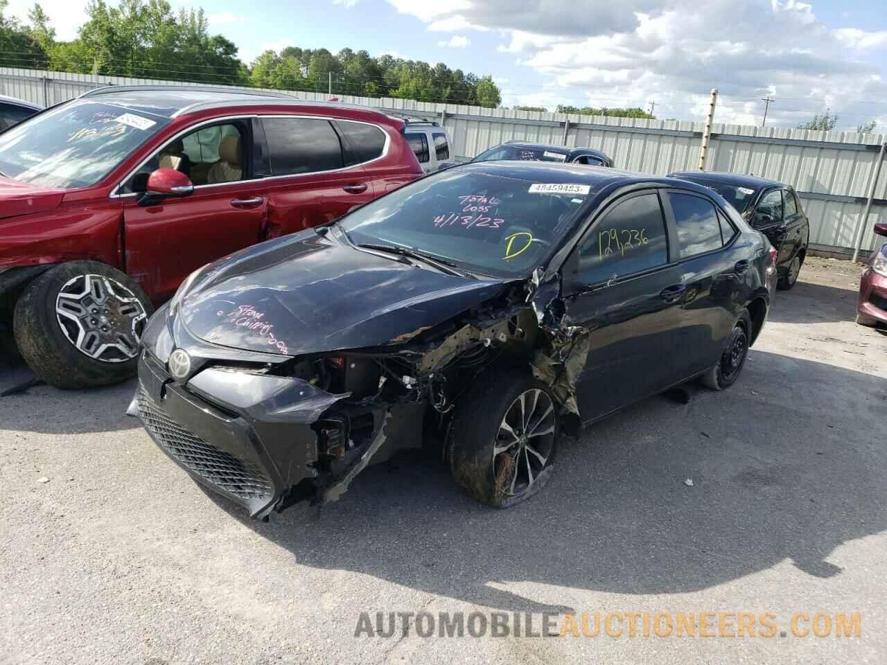 2T1BURHEXHC835607 TOYOTA COROLLA 2017