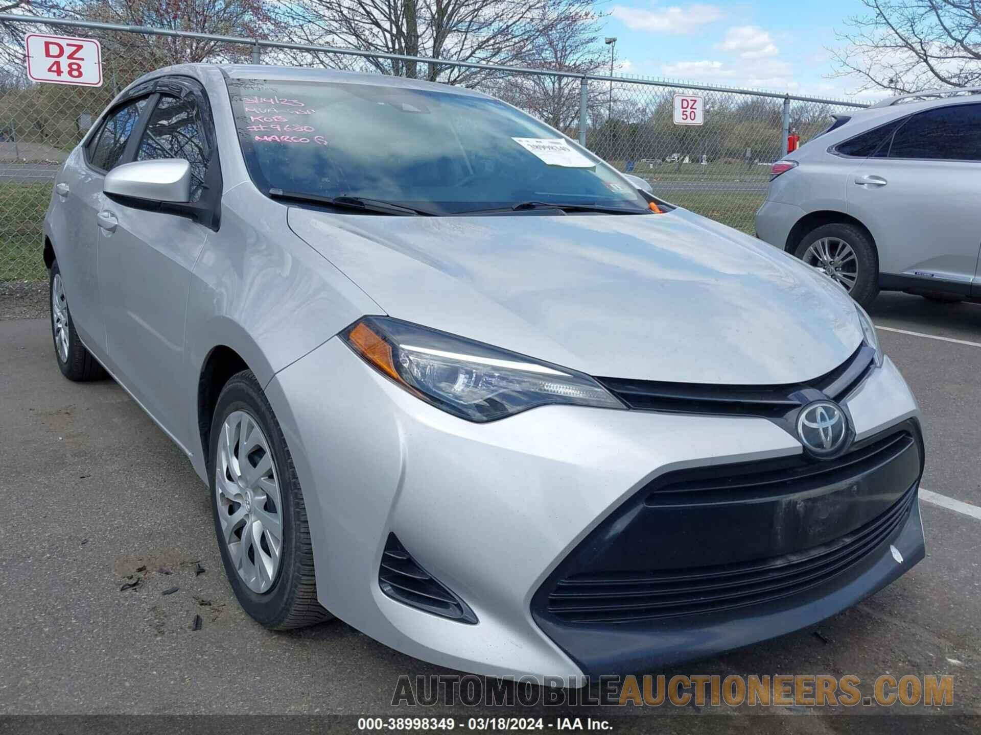 2T1BURHEXHC899680 TOYOTA COROLLA 2017