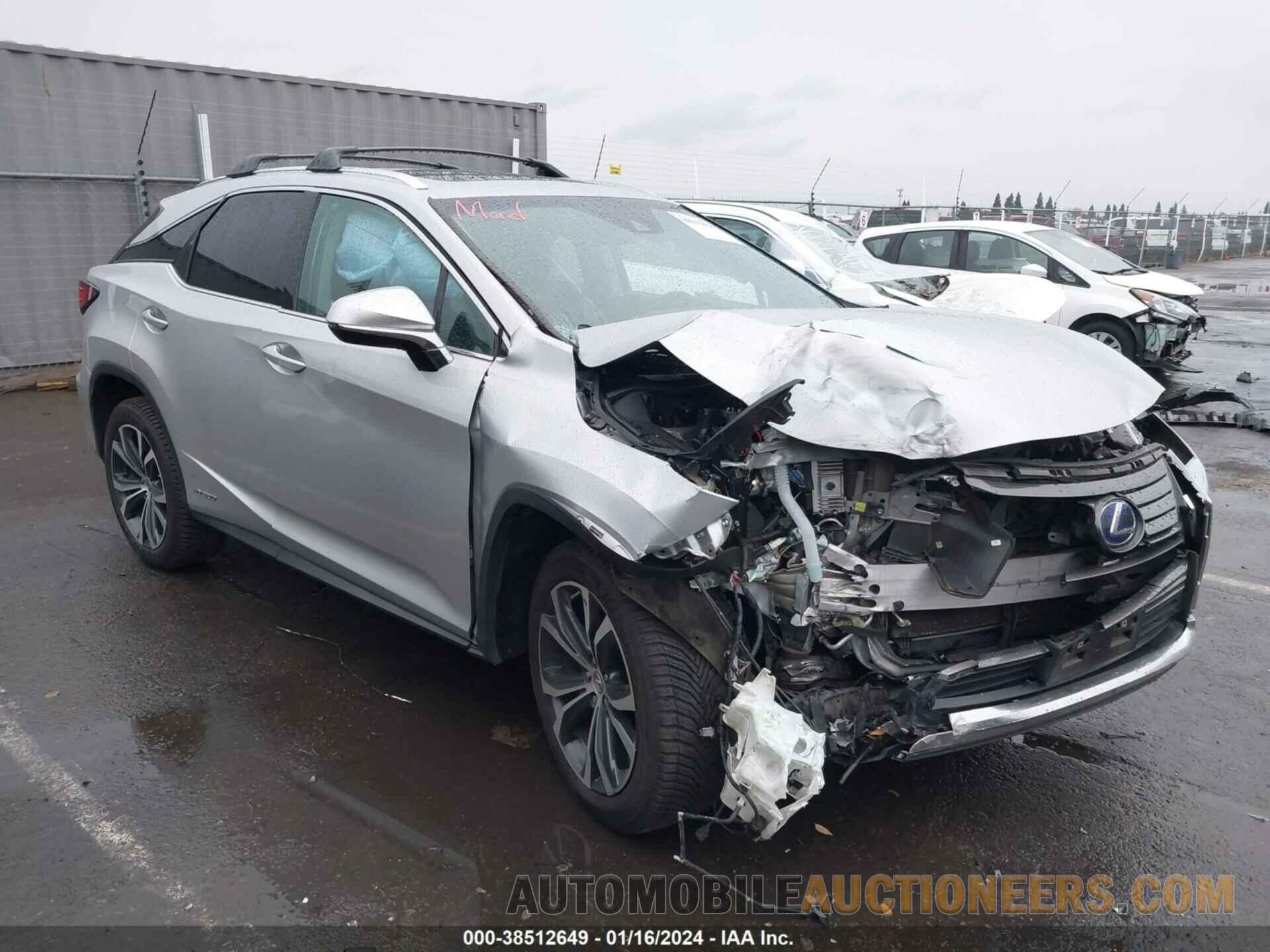 2T2BGMCA0GC004268 LEXUS RX 450H 2016