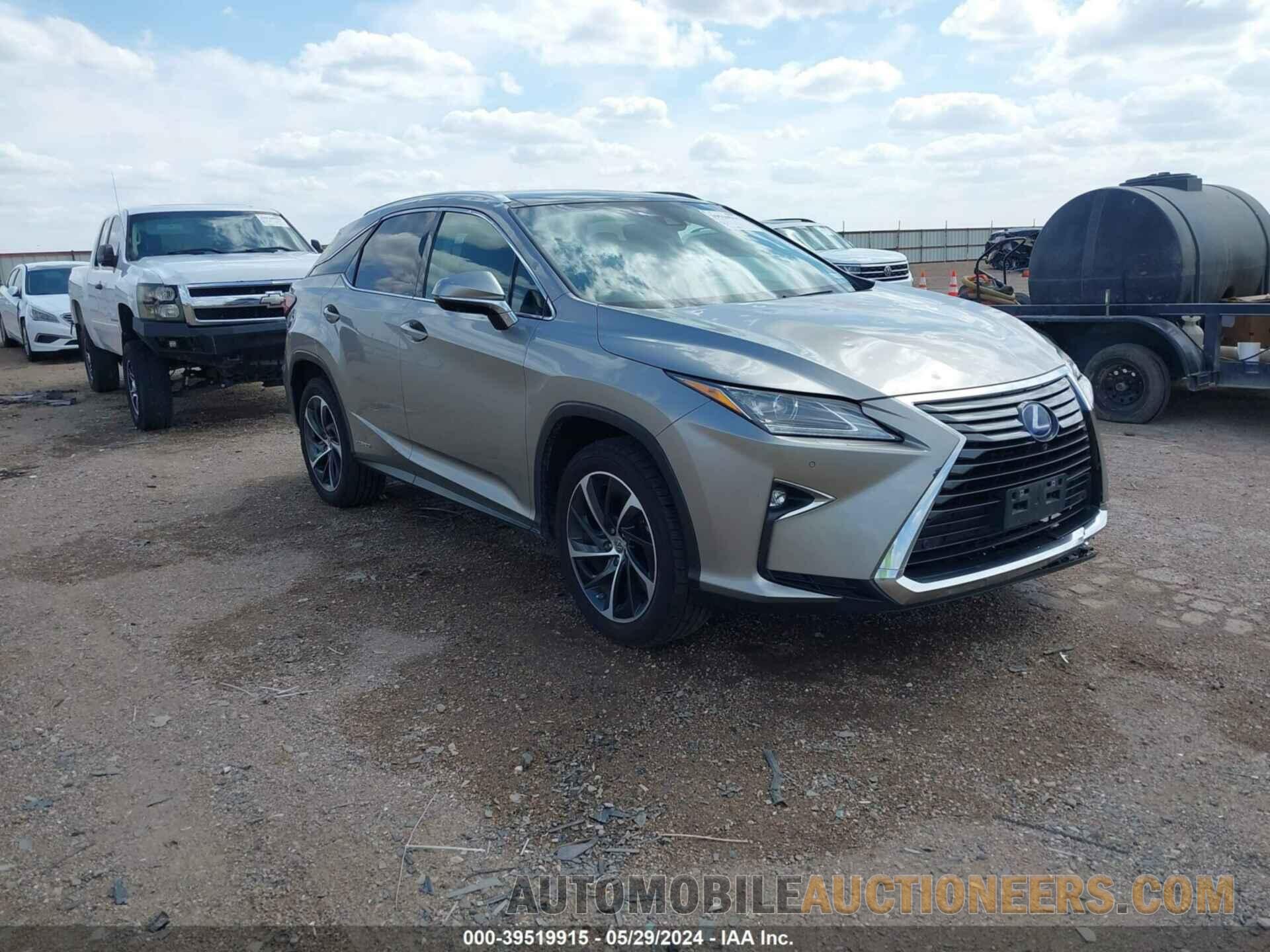 2T2BGMCA0HC010072 LEXUS RX 450H 2017