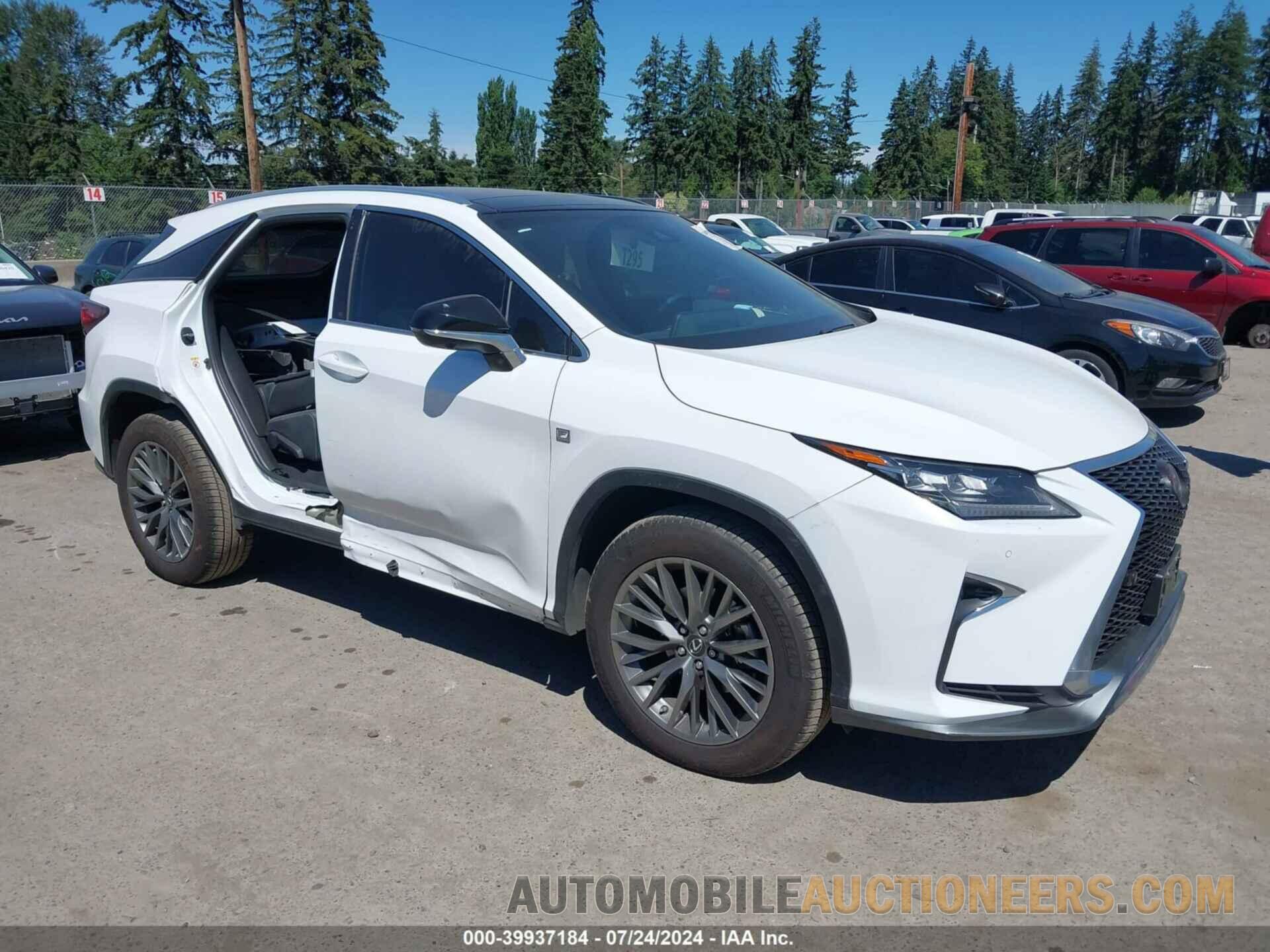 2T2BGMCA0KC030040 LEXUS RX 450H 2019