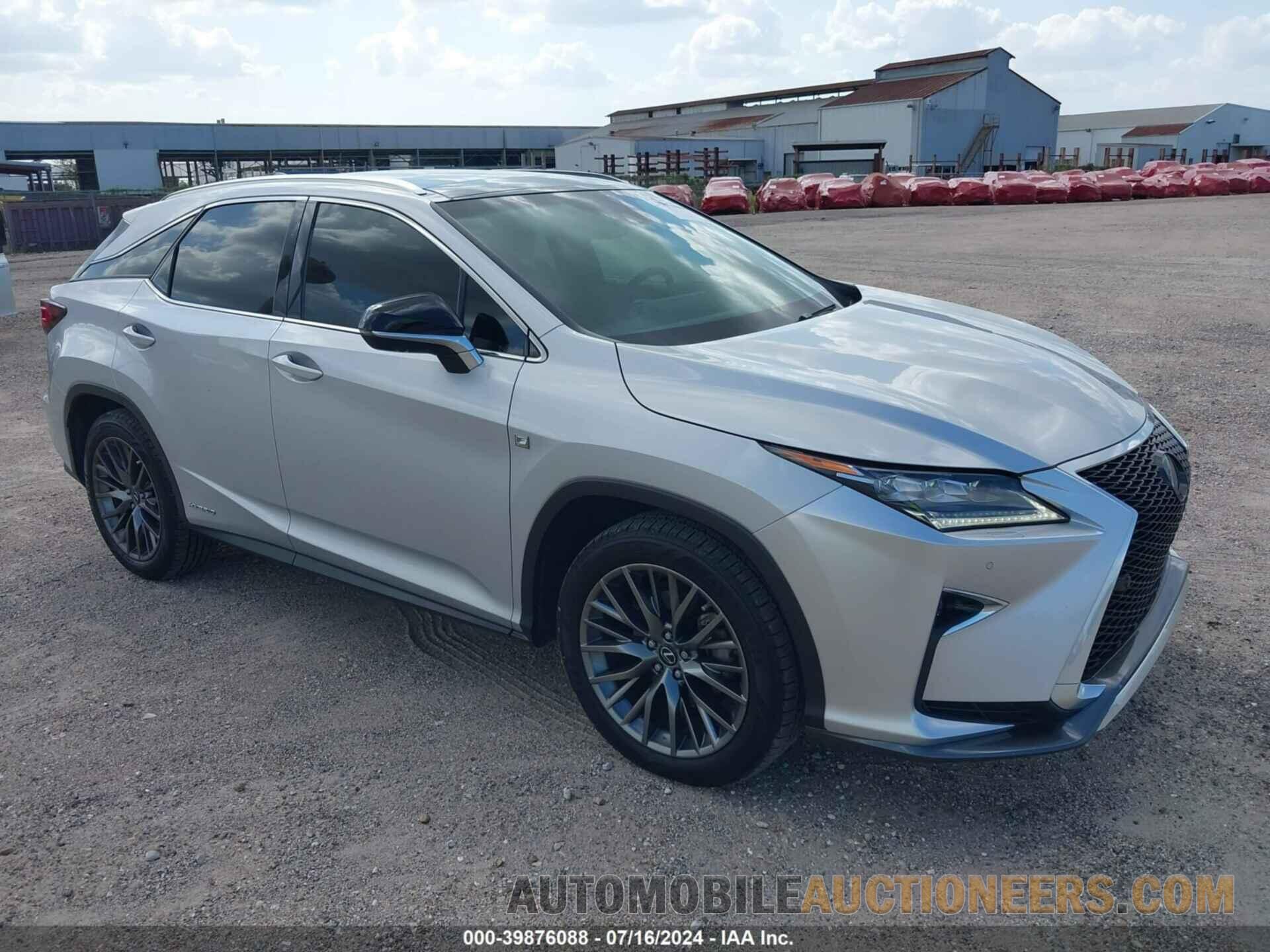 2T2BGMCA1KC030208 LEXUS RX 450H 2019