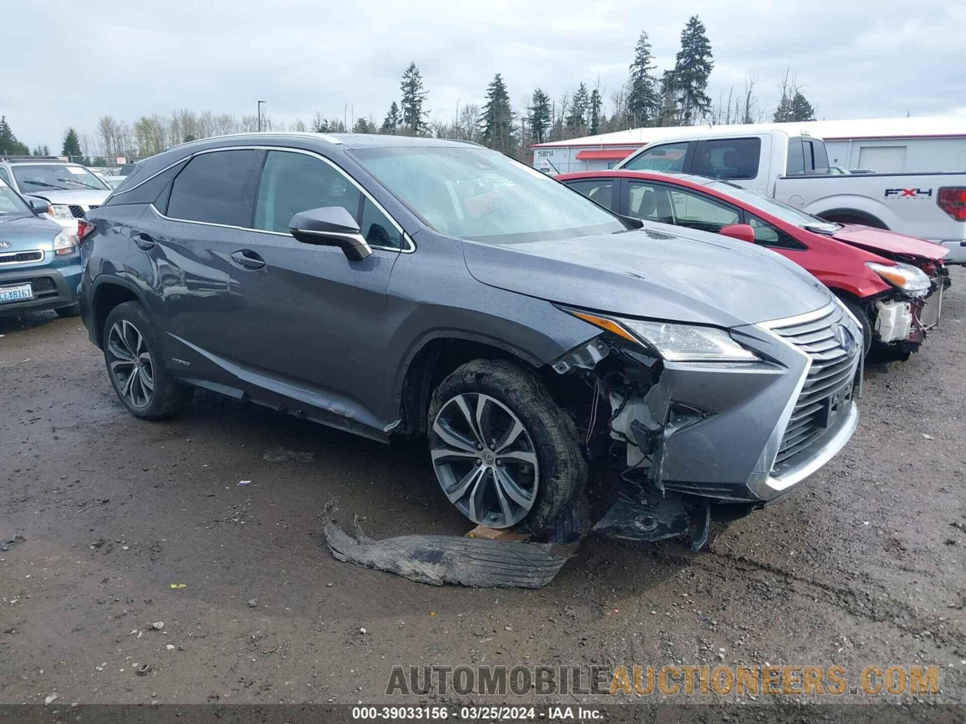 2T2BGMCA2GC003803 LEXUS RX 450H 2016