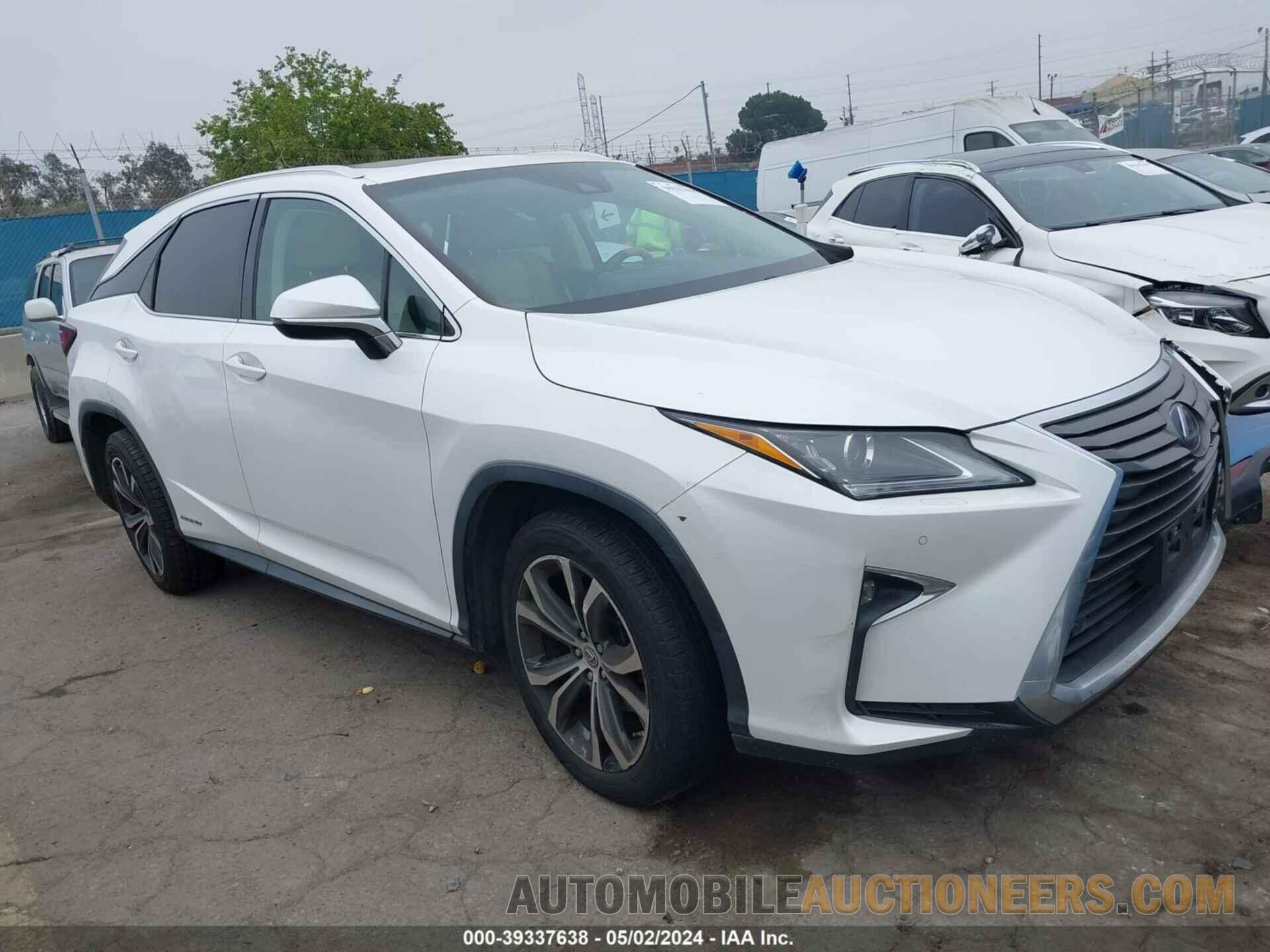 2T2BGMCA2GC005602 LEXUS RX 450H 2016