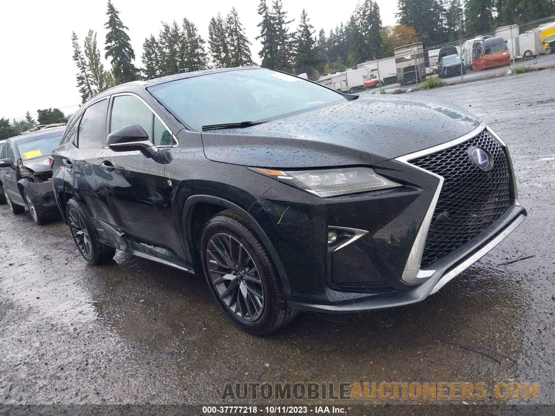 2T2BGMCA3GC002014 LEXUS RX 450H 2016