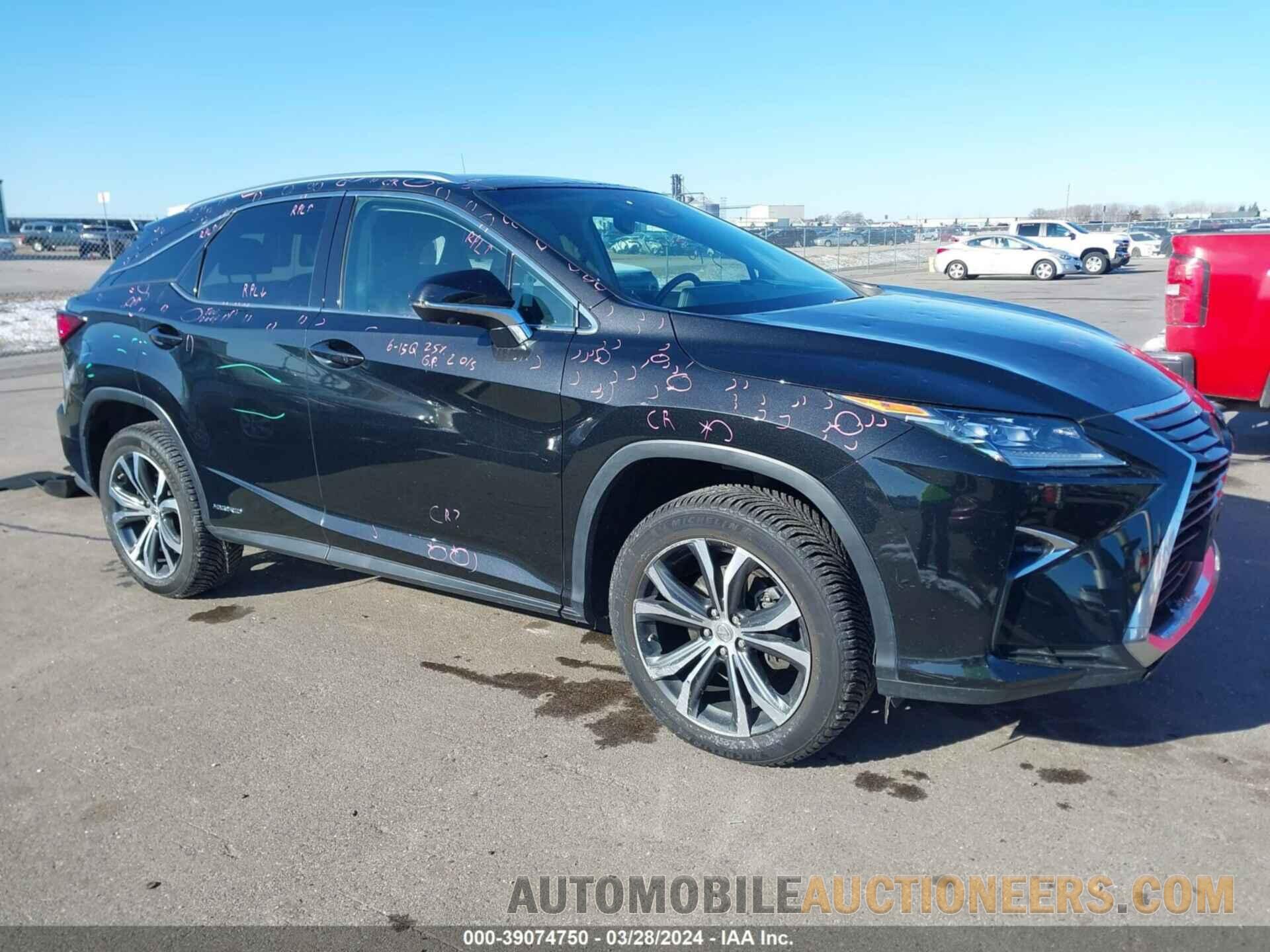 2T2BGMCA3GC002580 LEXUS RX 450H 2016