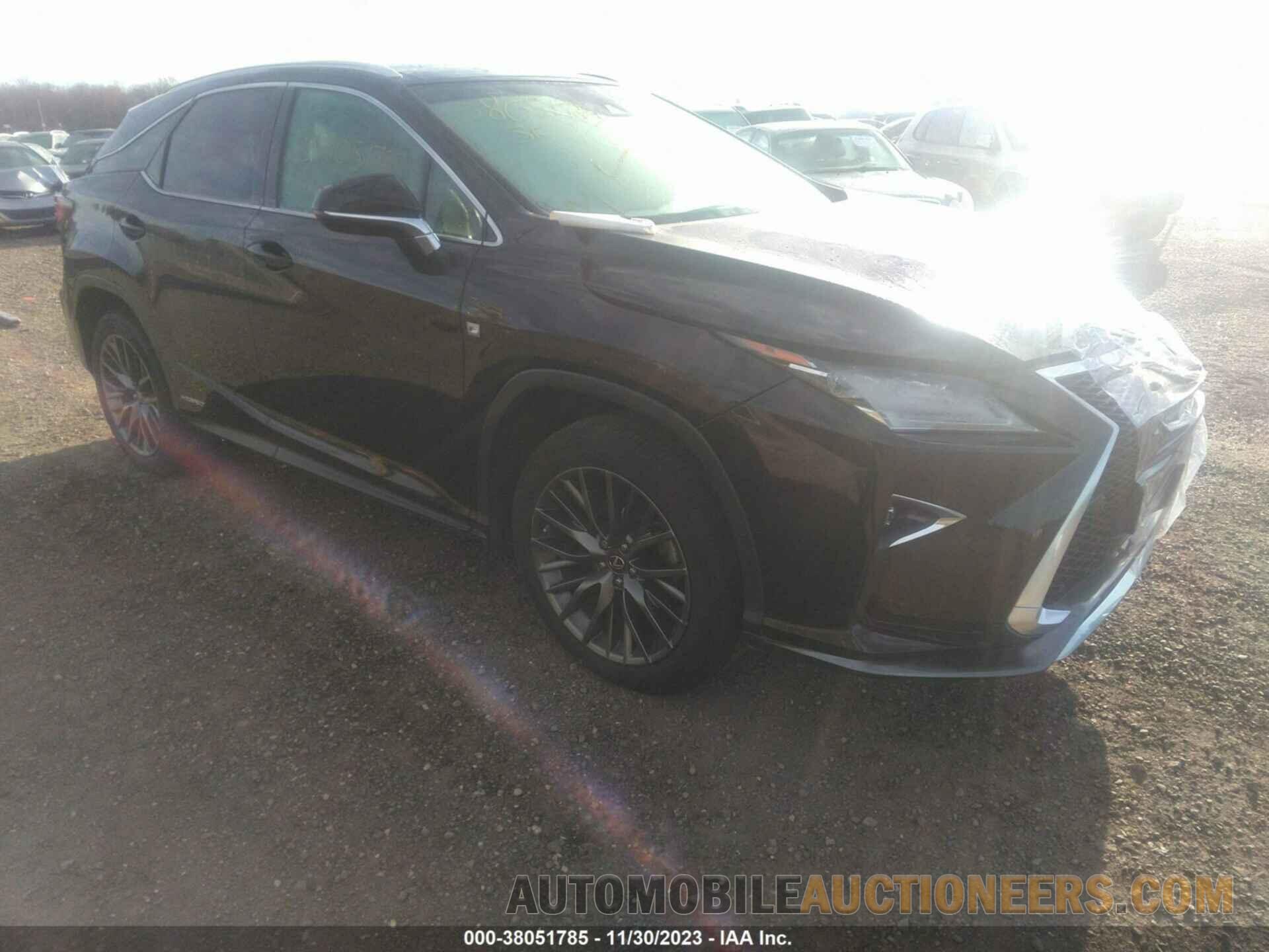 2T2BGMCA3HC015301 LEXUS RX 450H 2017