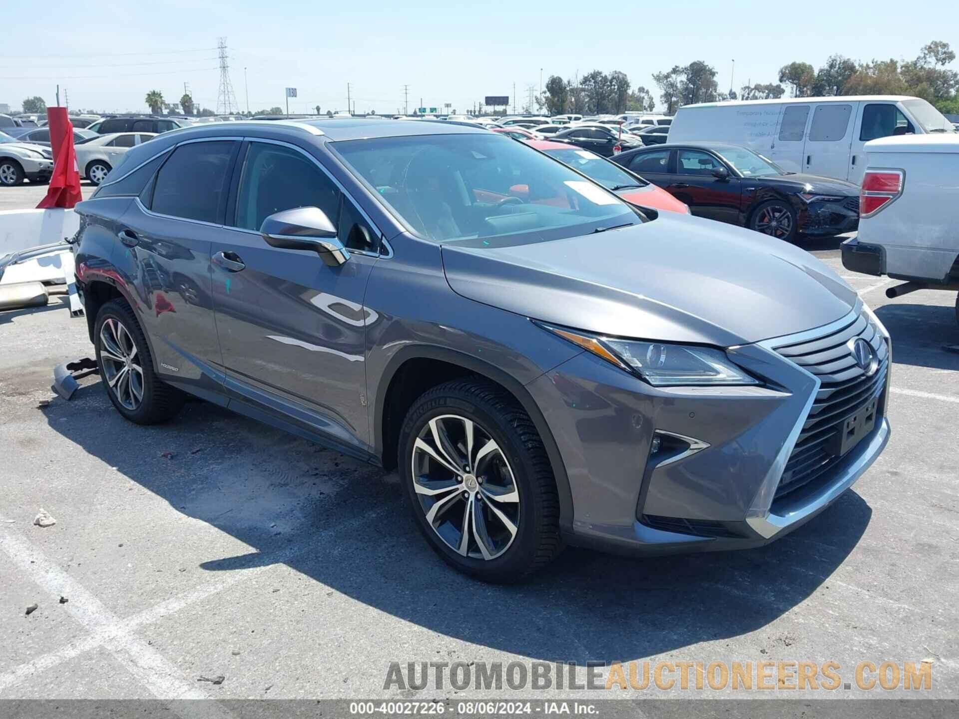 2T2BGMCA4GC002359 LEXUS RX 450H 2016