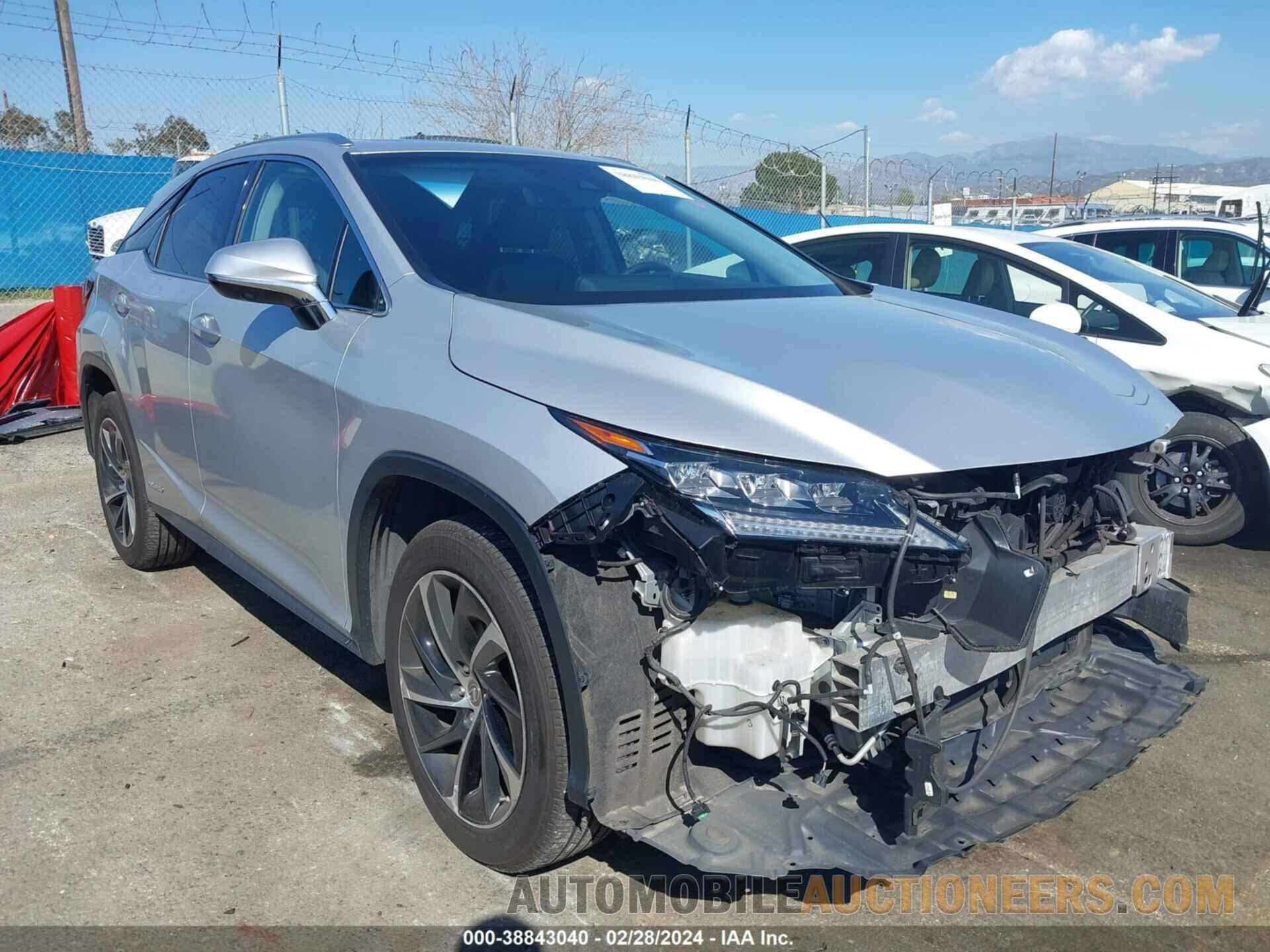 2T2BGMCA4HC011385 LEXUS RX 450H 2017