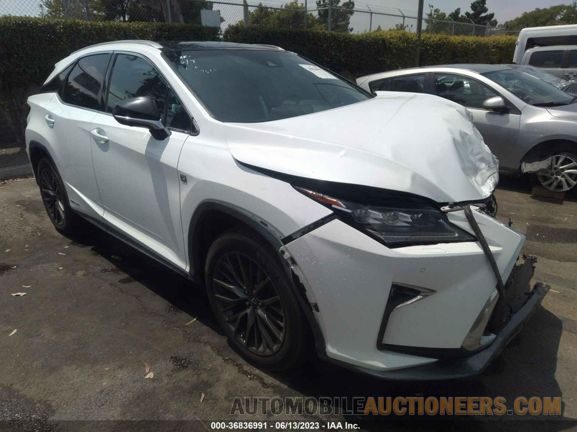 2T2BGMCA5GC007568 LEXUS RX 450H 2016