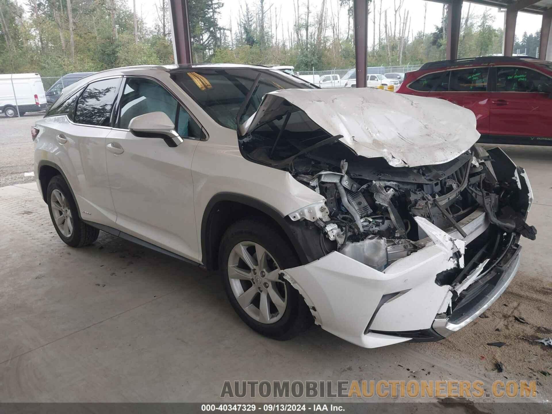 2T2BGMCA6GC001262 LEXUS RX 2016