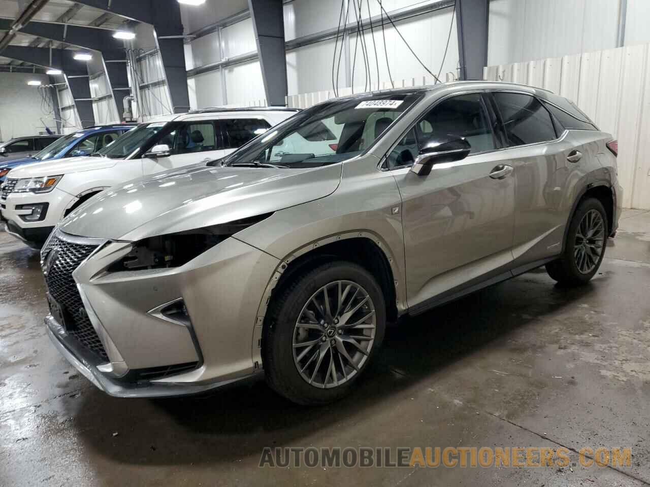 2T2BGMCA6KC030009 LEXUS RX450 2019