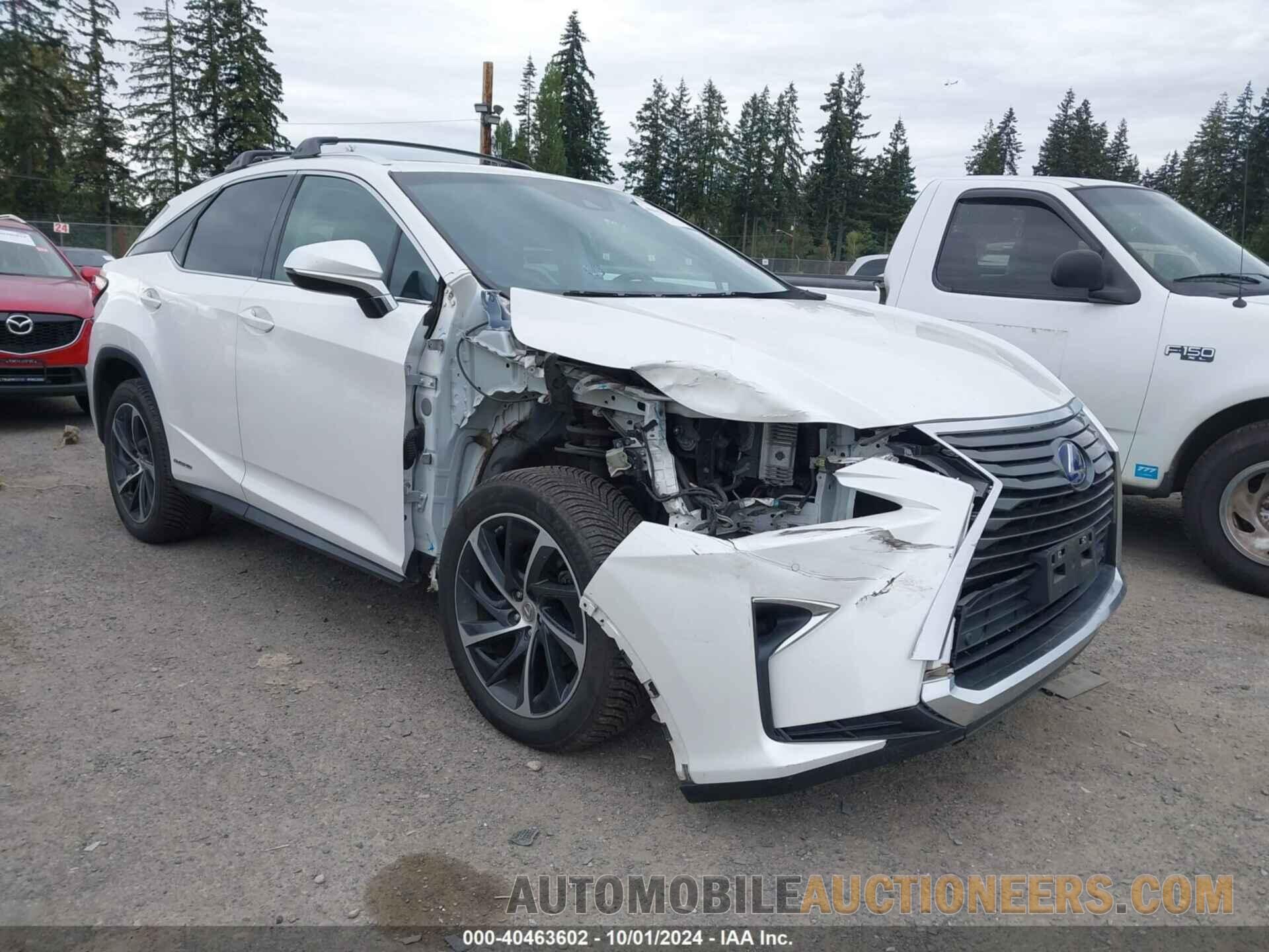 2T2BGMCA7GC003635 LEXUS RX 450H 2016