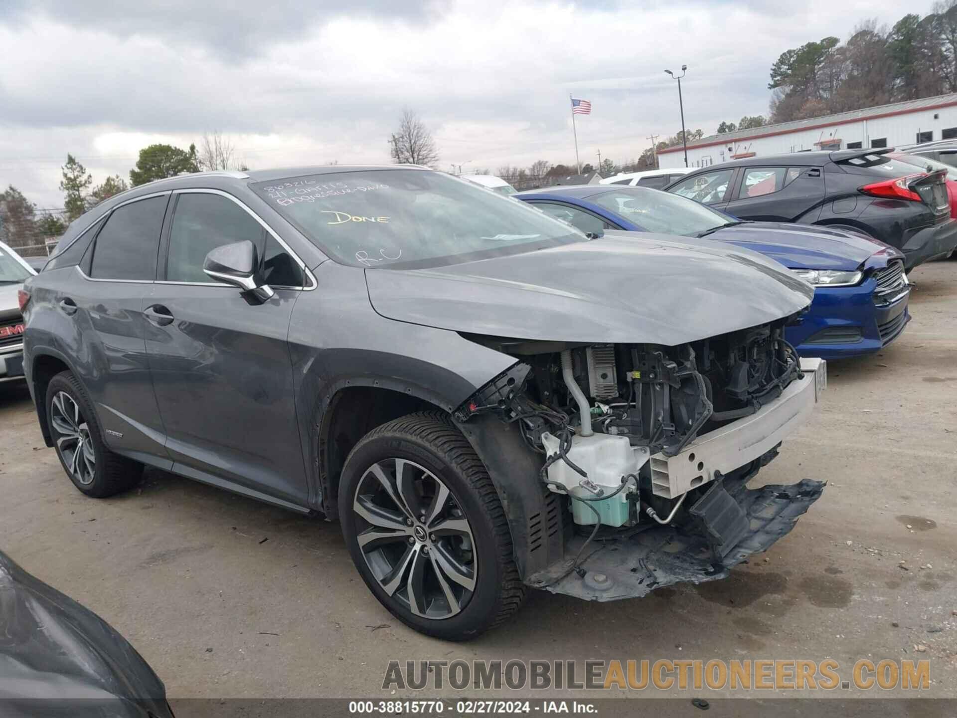 2T2BGMCA8KC035230 LEXUS RX 450H 2019