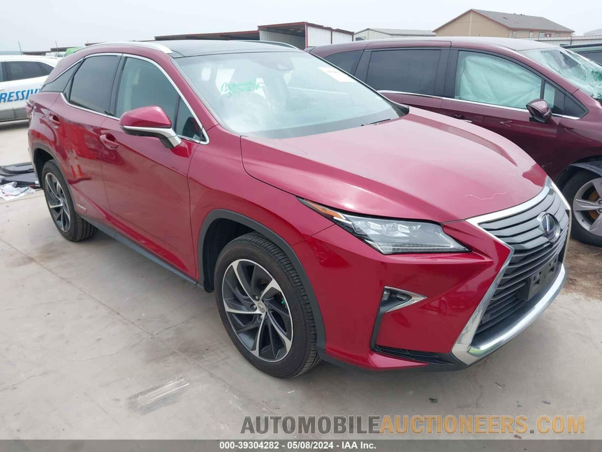 2T2BGMCA9GC005144 LEXUS RX 450H 2016