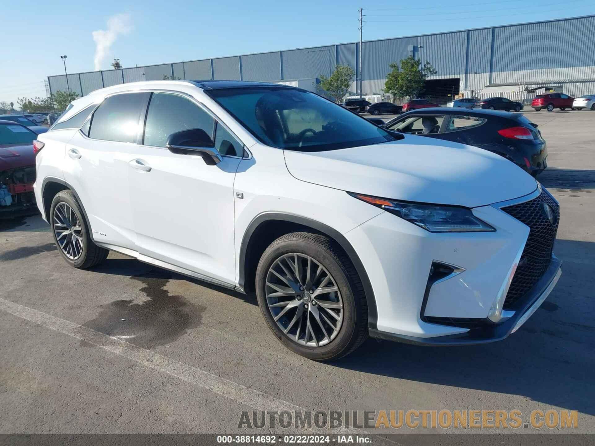 2T2BGMCA9HC019675 LEXUS RX 450H 2017