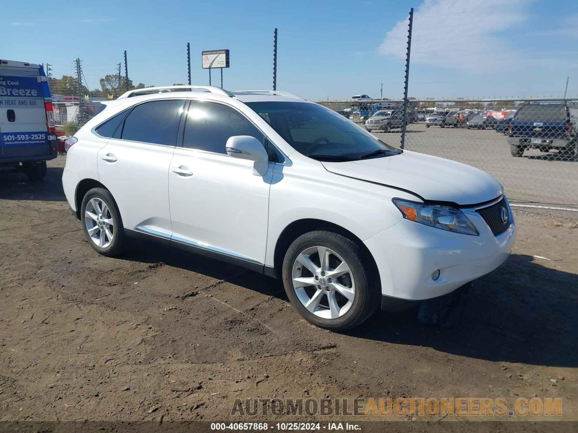 2T2BK1BA0BC099728 LEXUS RX 350 2011