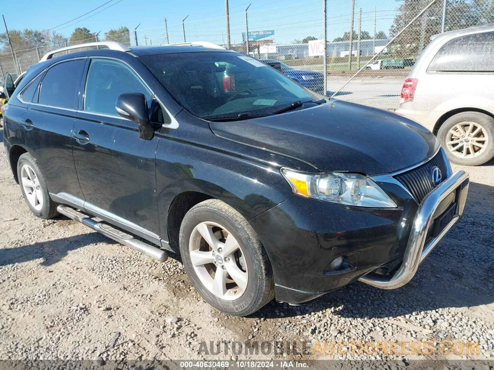 2T2BK1BA0BC109223 LEXUS RX 350 2011