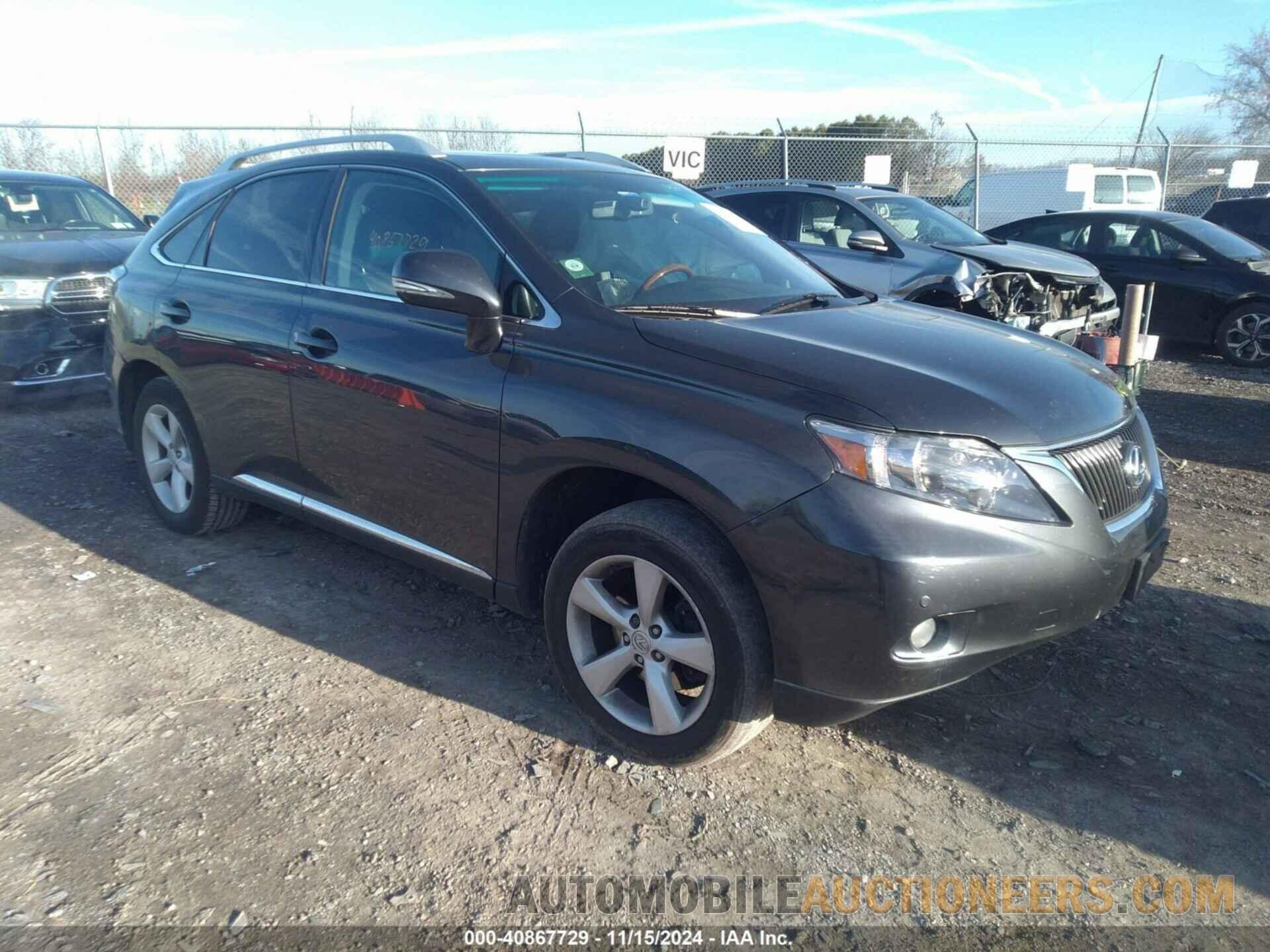 2T2BK1BA0BC116463 LEXUS RX 350 2011