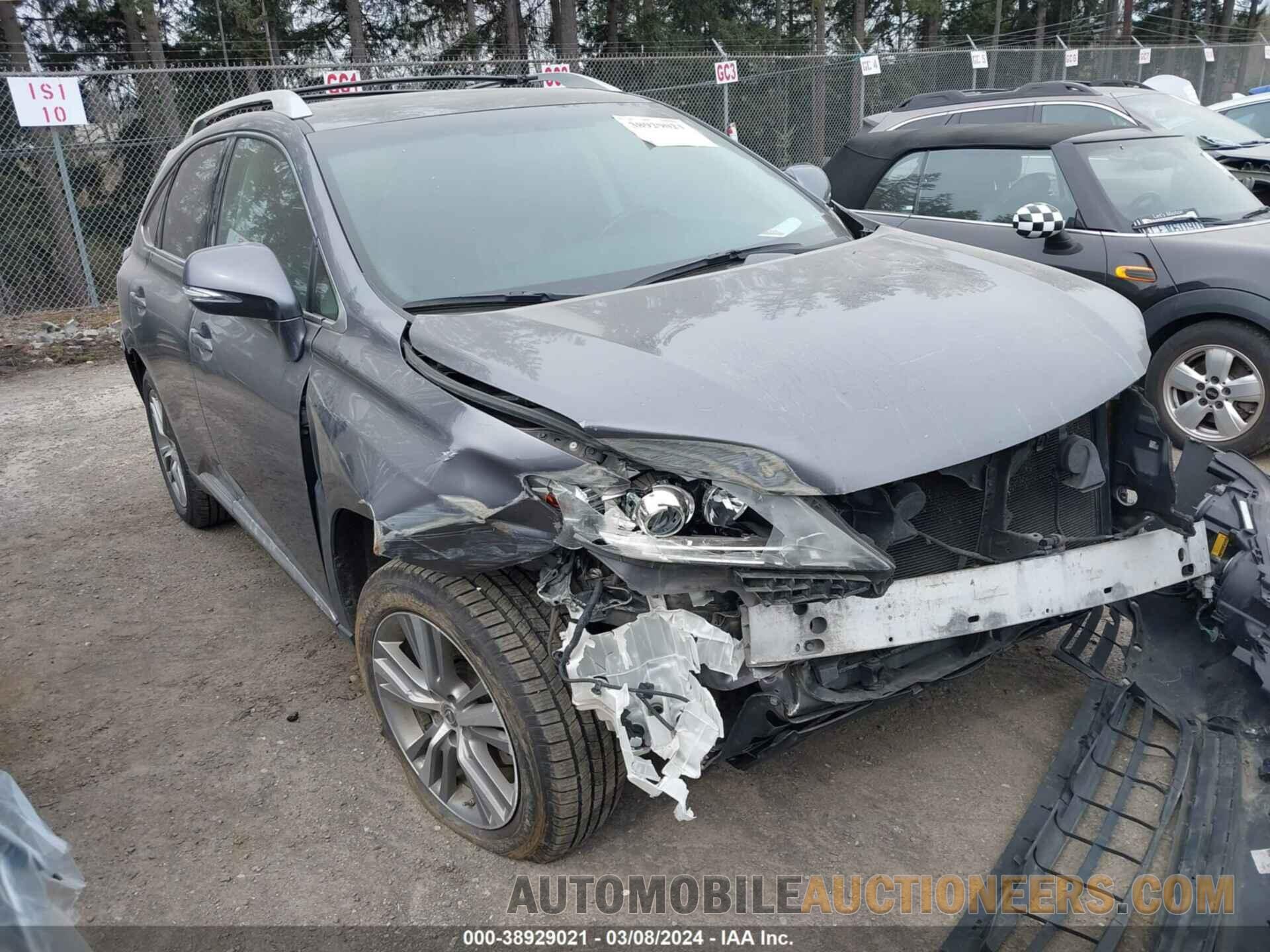 2T2BK1BA0FC273741 LEXUS RX 350 2015