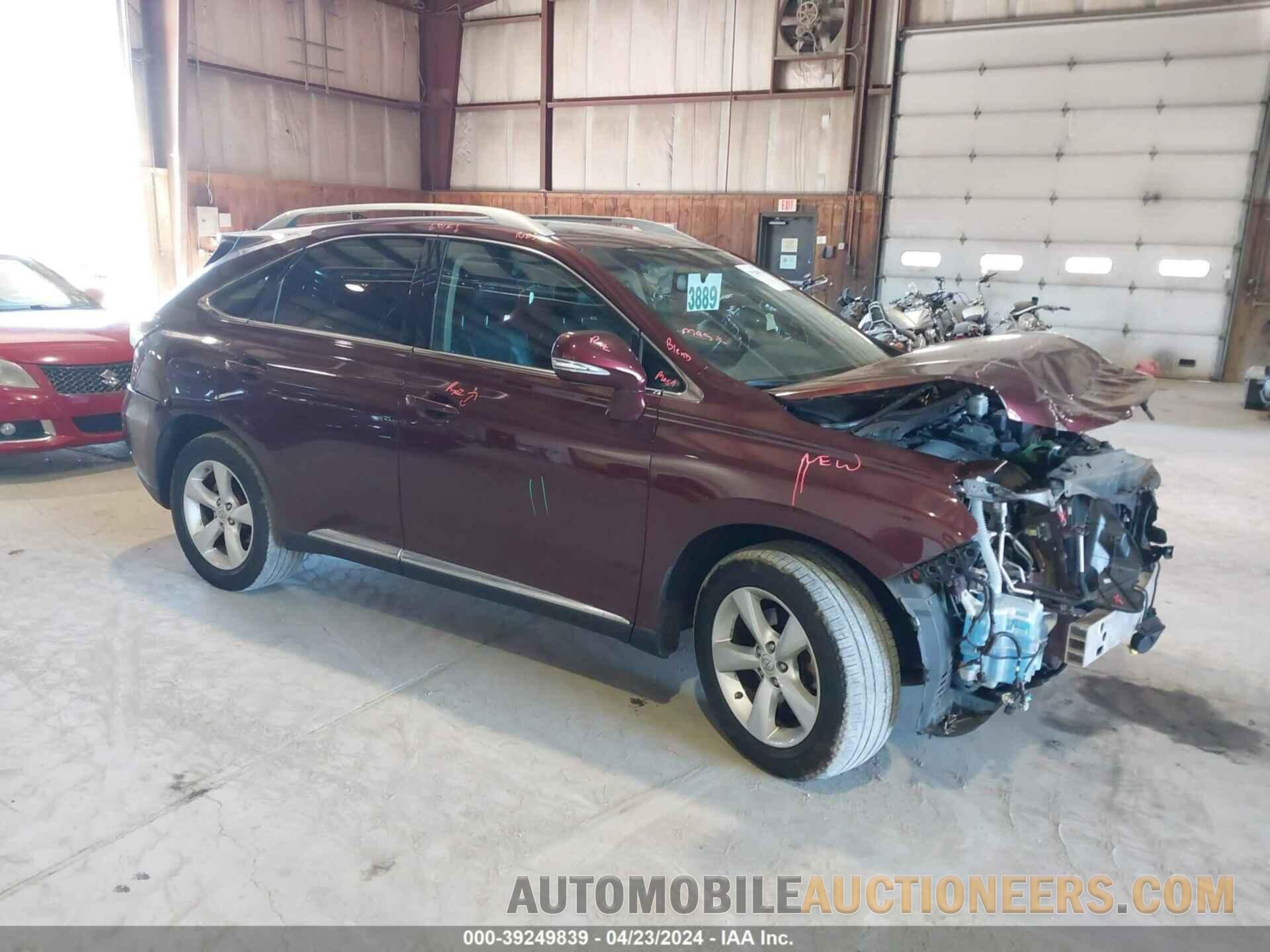 2T2BK1BA0FC277921 LEXUS RX 350 2015