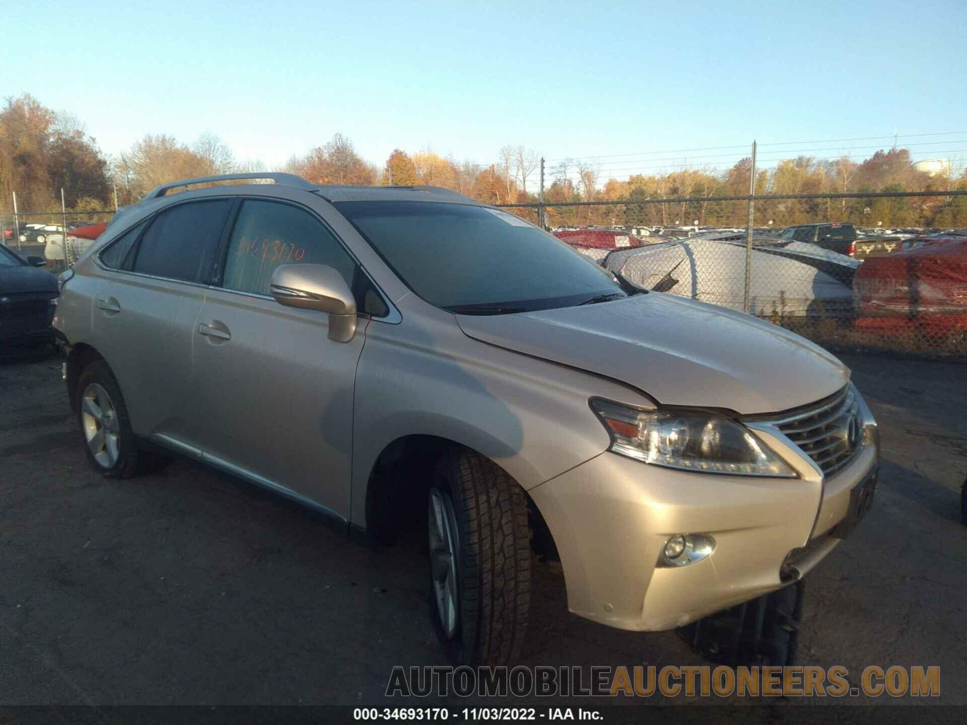 2T2BK1BA0FC288207 LEXUS RX 350 2015