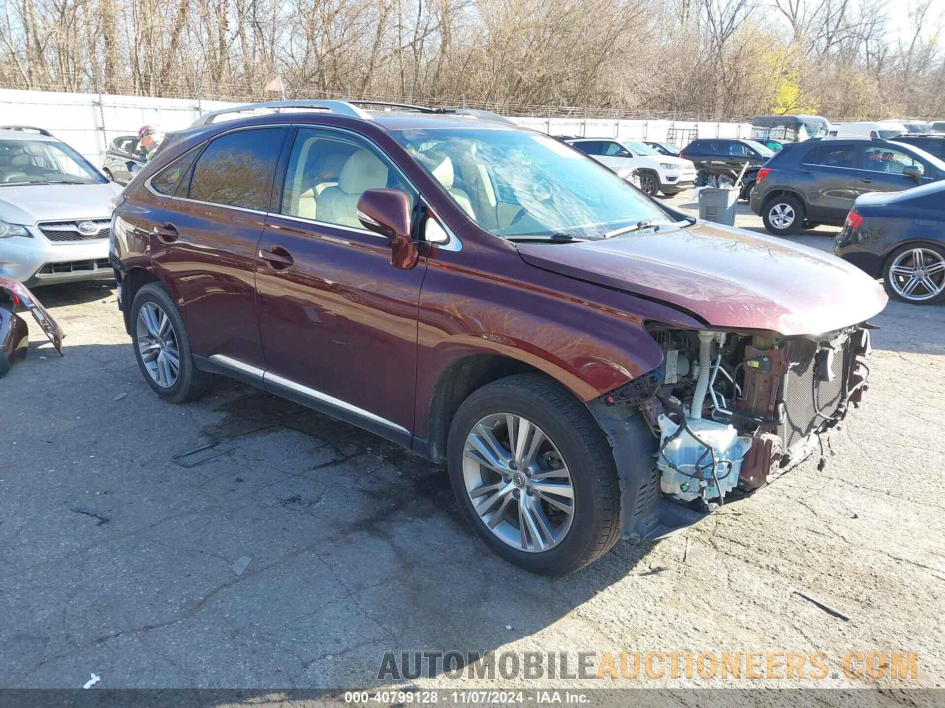 2T2BK1BA0FC289115 LEXUS RX 350 2015