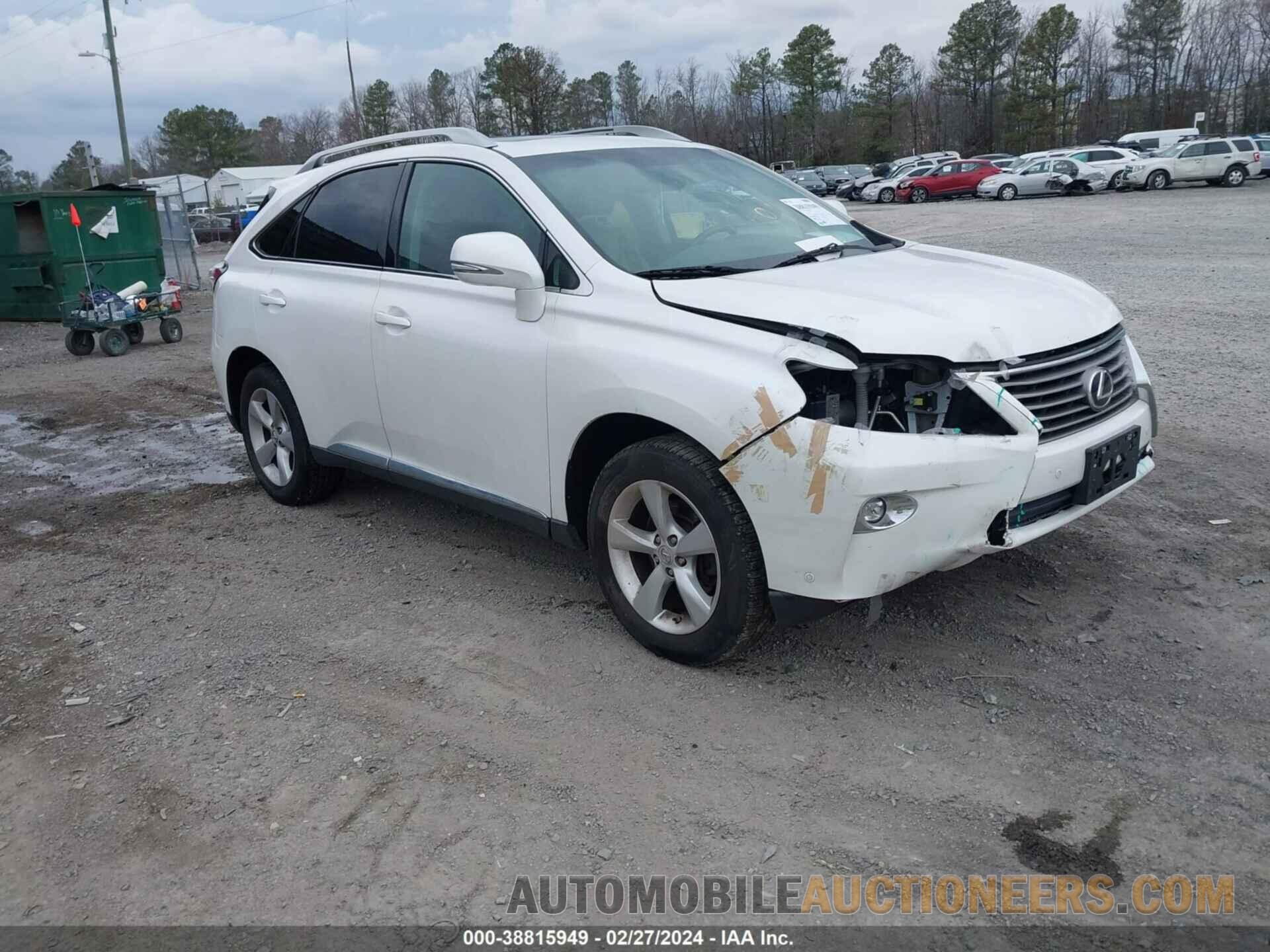 2T2BK1BA0FC337115 LEXUS RX 350 2015