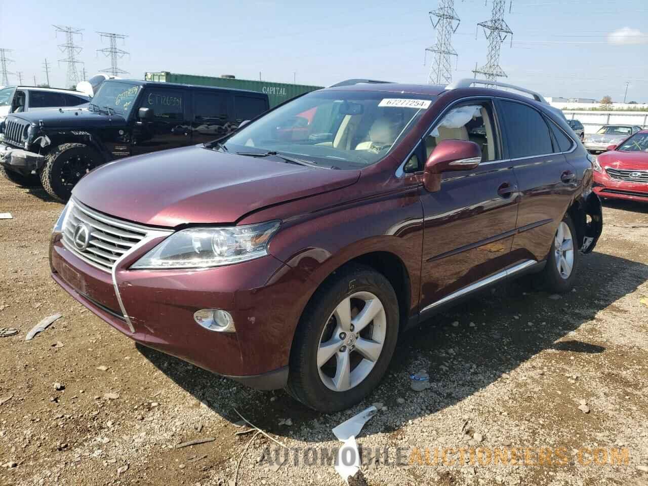 2T2BK1BA0FC338930 LEXUS RX350 2015