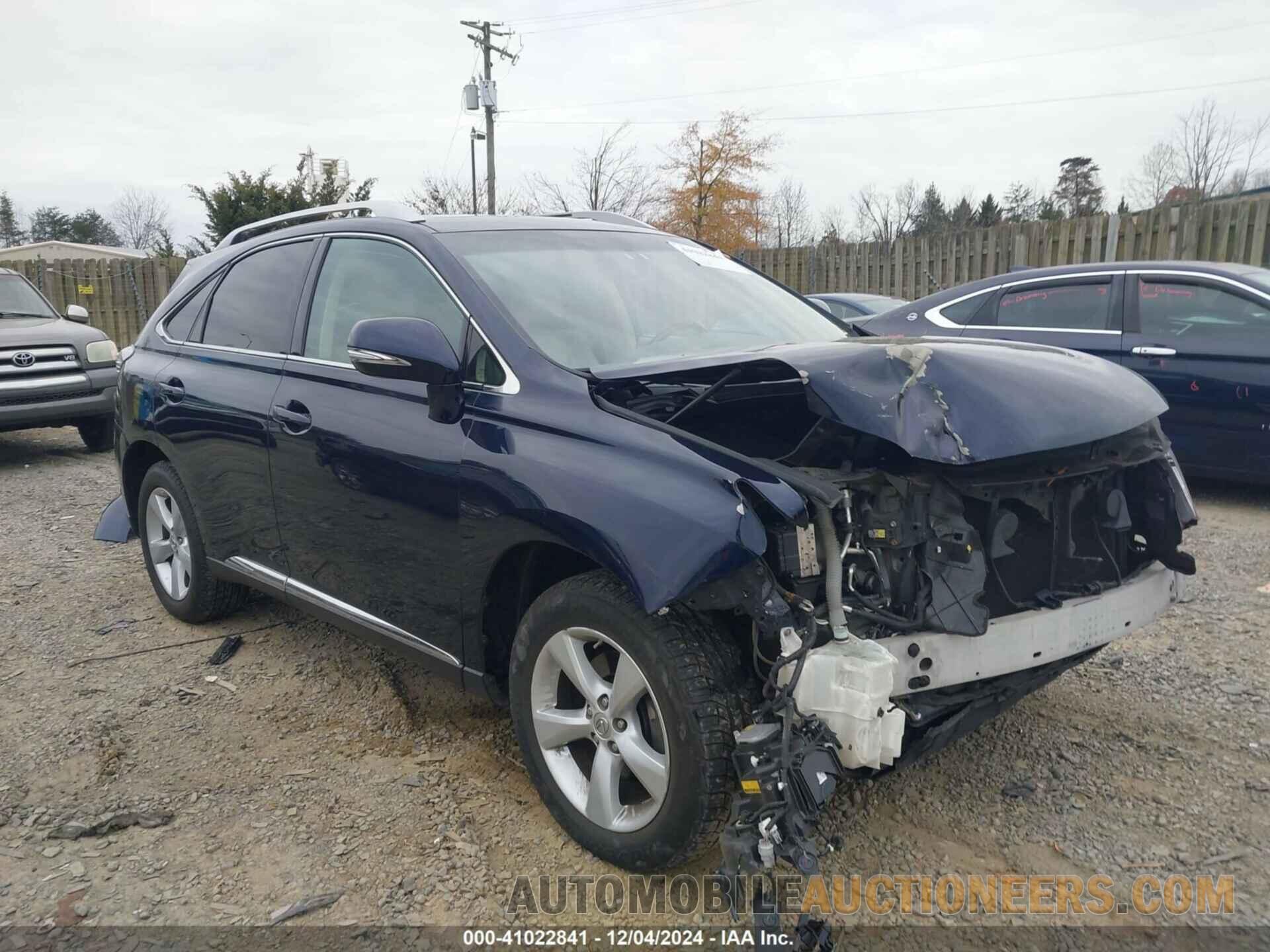 2T2BK1BA0FC341634 LEXUS RX 350 2015