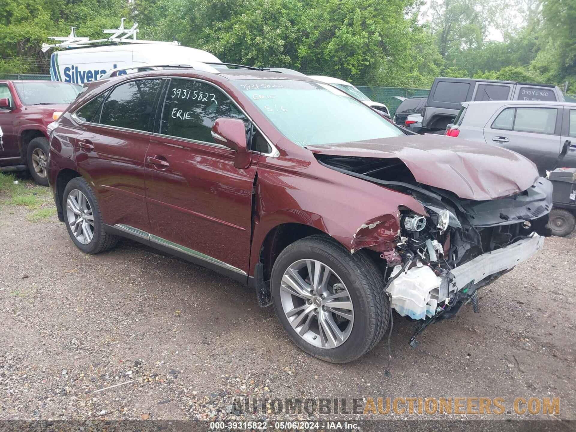 2T2BK1BA1FC300896 LEXUS RX 2015