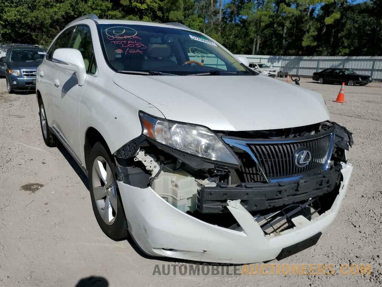 2T2BK1BA2AC077762 LEXUS RX350 2010