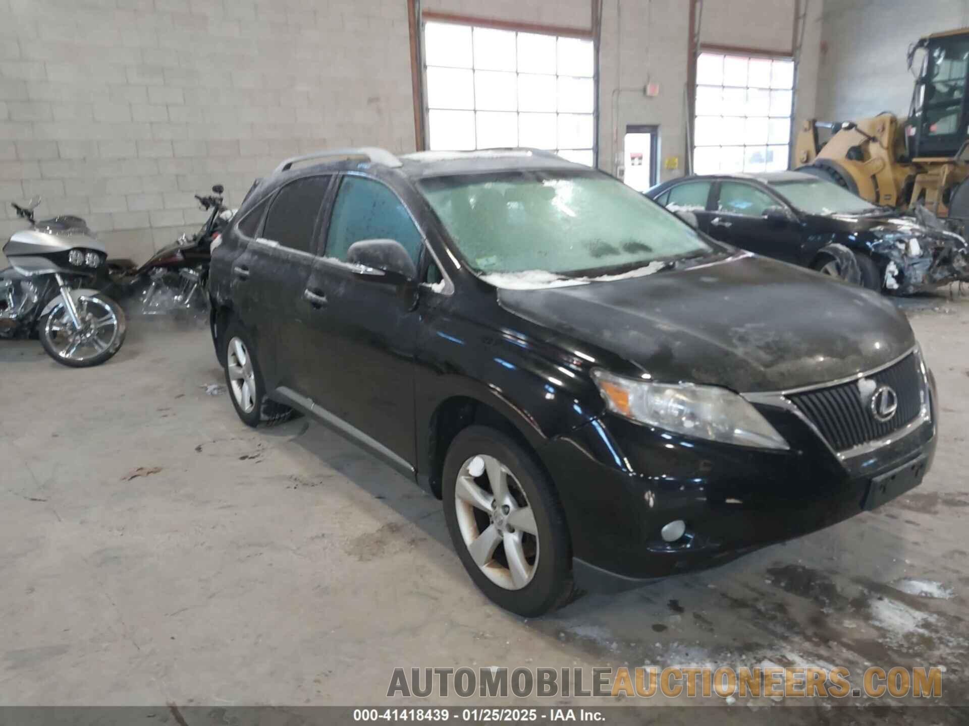 2T2BK1BA2BC101141 LEXUS RX 350 2011