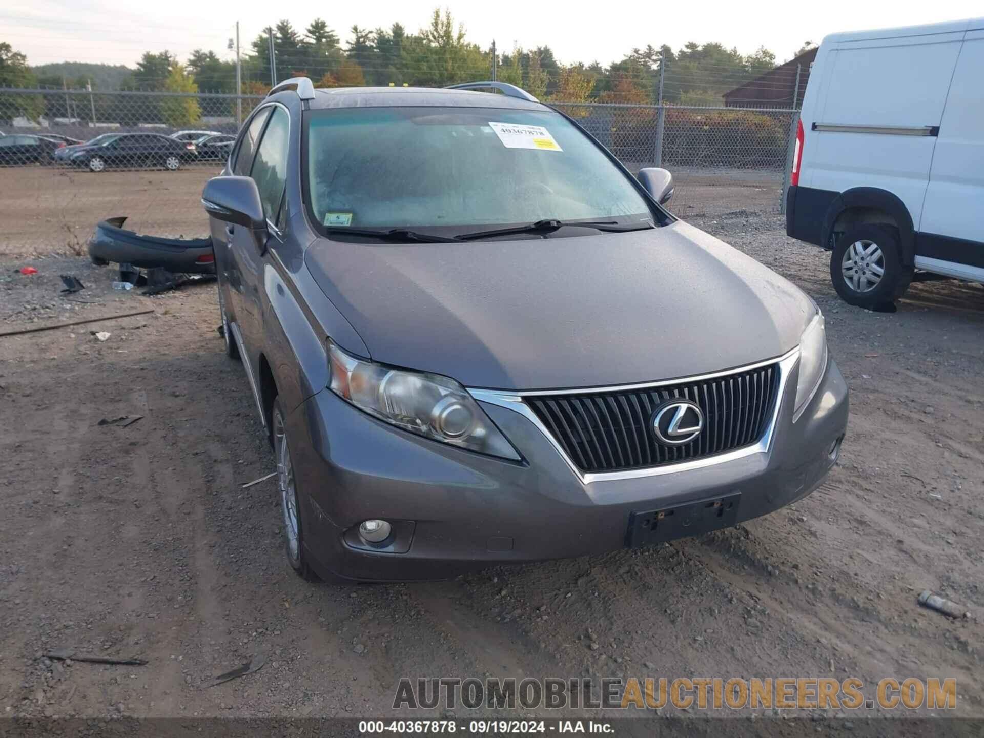 2T2BK1BA2CC145173 LEXUS RX 350 2012